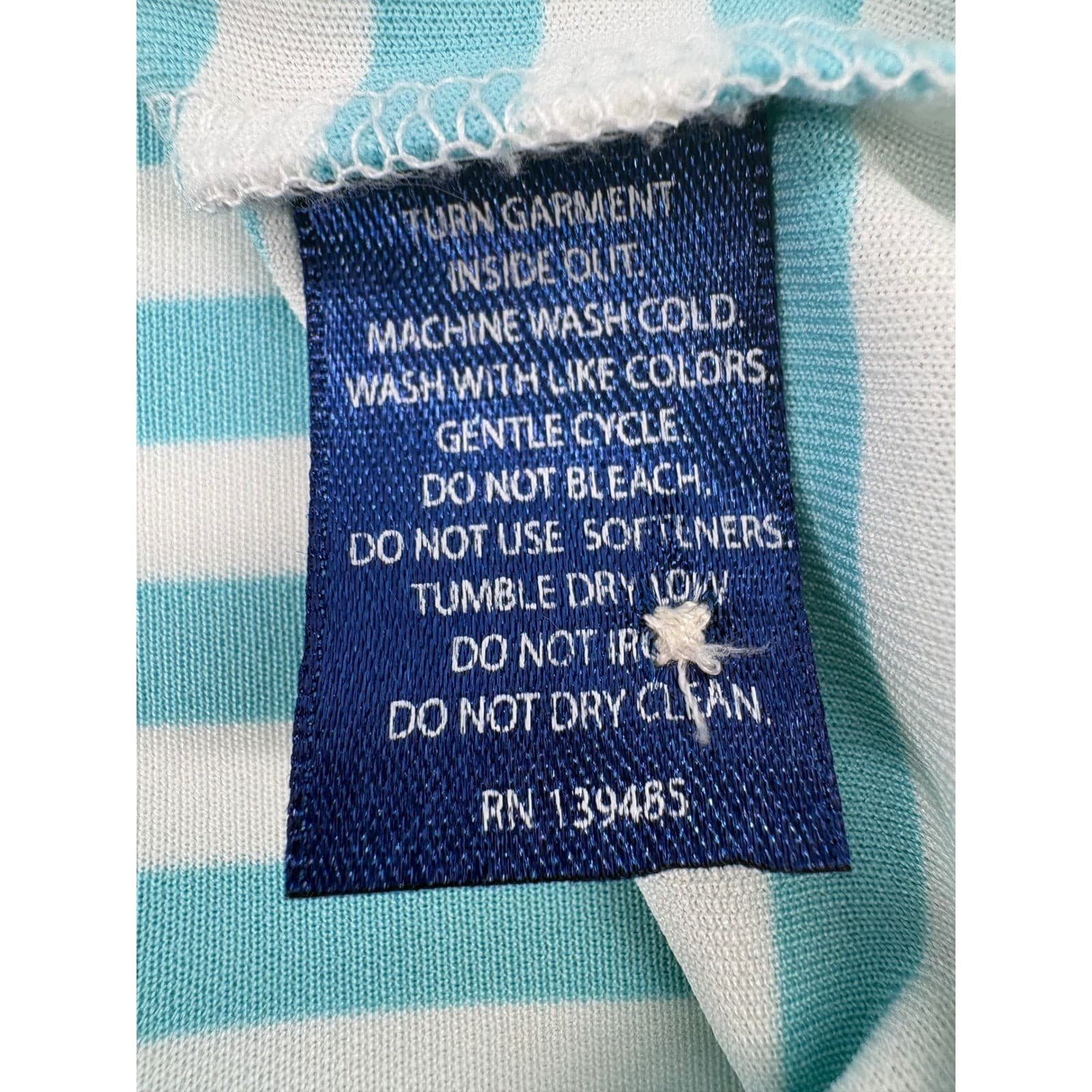 Southern Shirt Mens Blue White Stripe Short Sleeve Polo Shirt Size L - Thumbnail 7