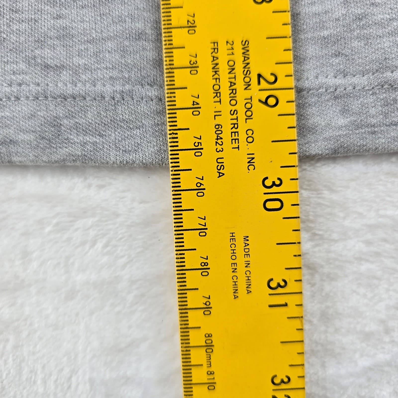 Mizzen+Main Pullover Mens L Quarter Zip Heather Gray Performance Stretch - Thumbnail 5