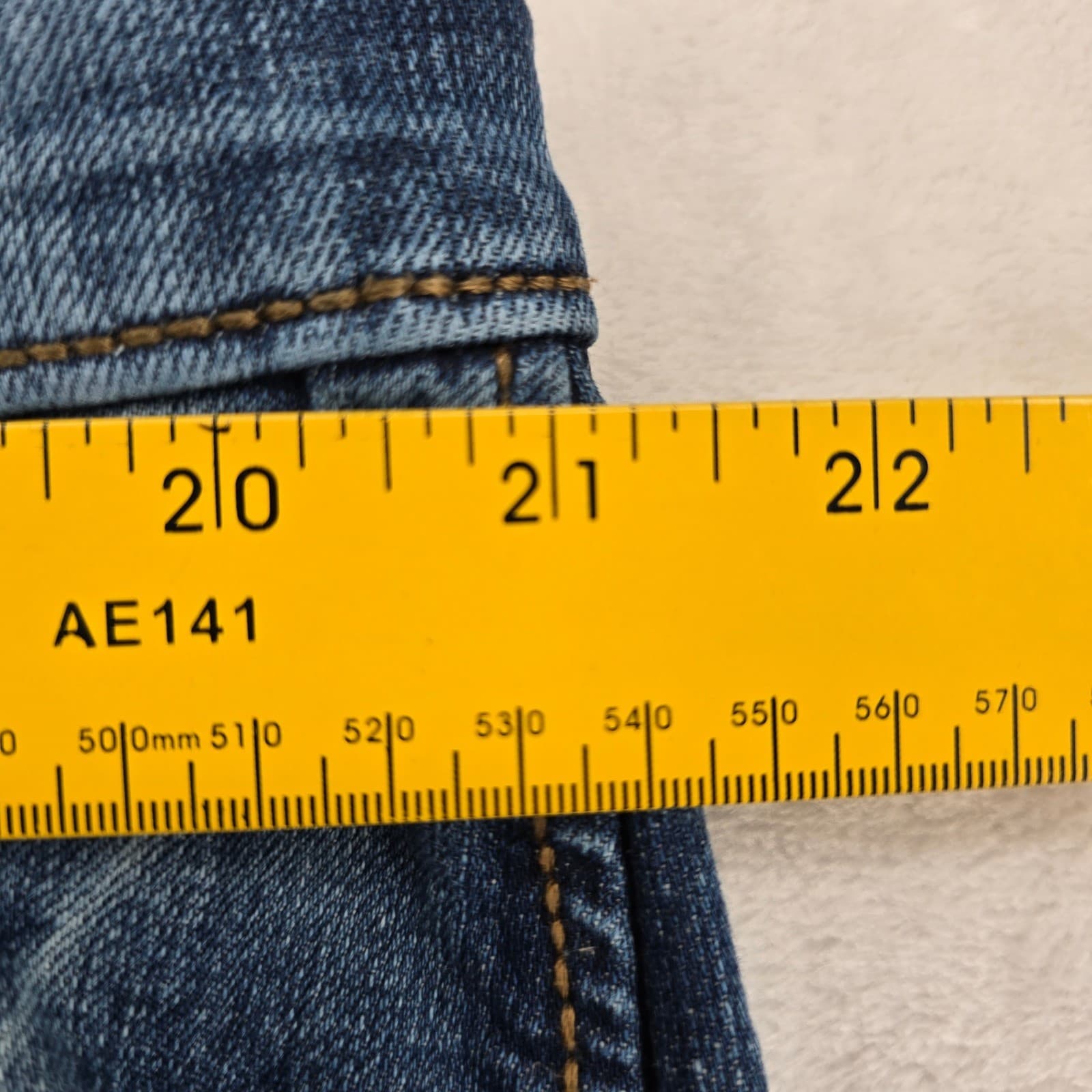 Wrangler Retro Mens 42x32 Jeans Blue Slim Straight Stretch Denim 10WLT88BZ - Thumbnail 5