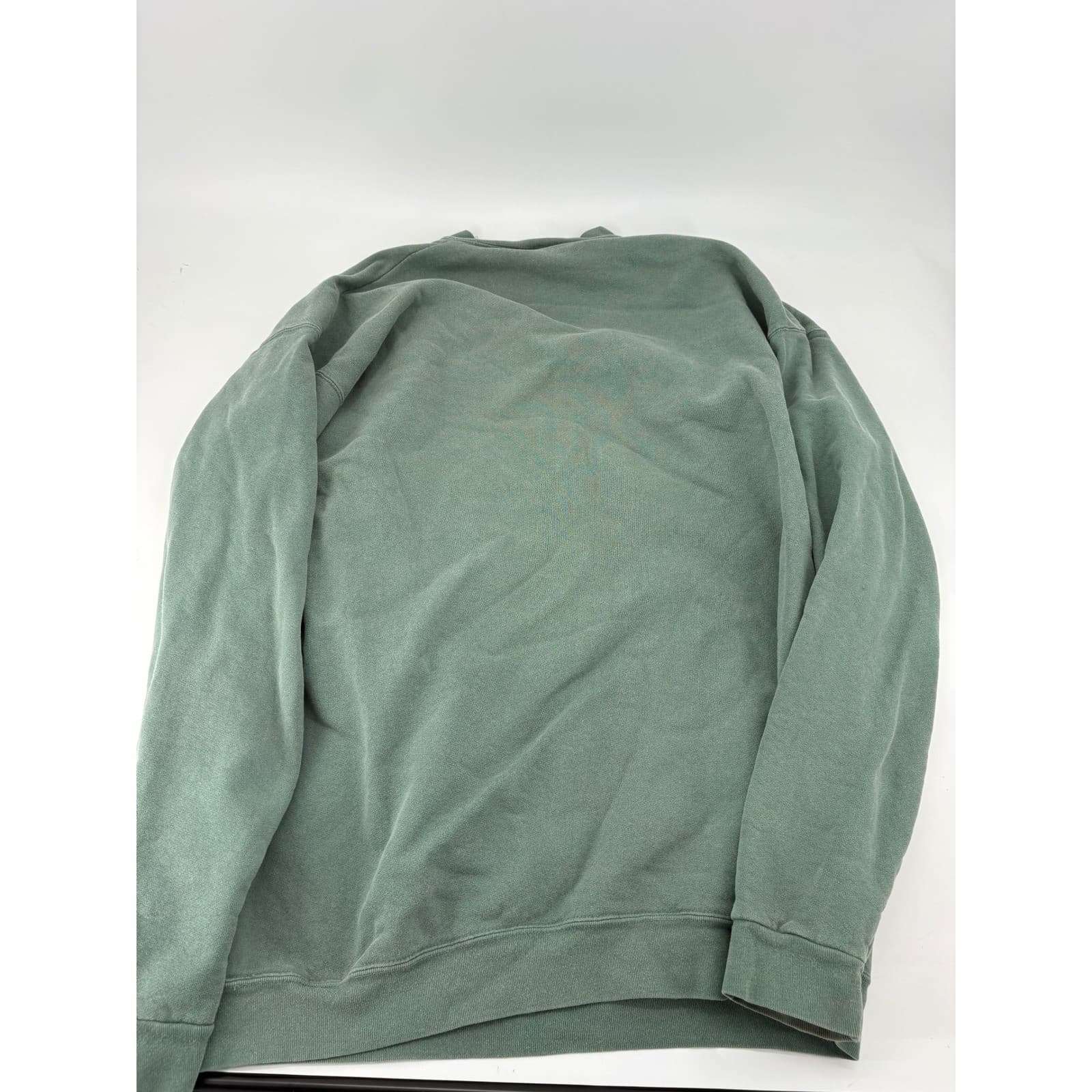 Oneita Sweatshirt Mens XL Pullover Green Stoudts Fest Graphic Vintage USA Made - Thumbnail 6