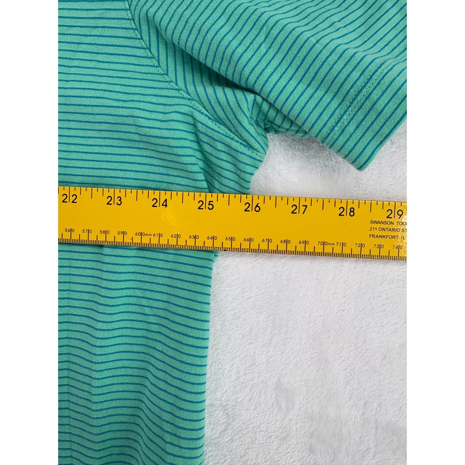UNTUCKit Polo Shirt Mens XXXL Polo Green Gray Striped Cotton Stretch Lot of 2 - Thumbnail 5