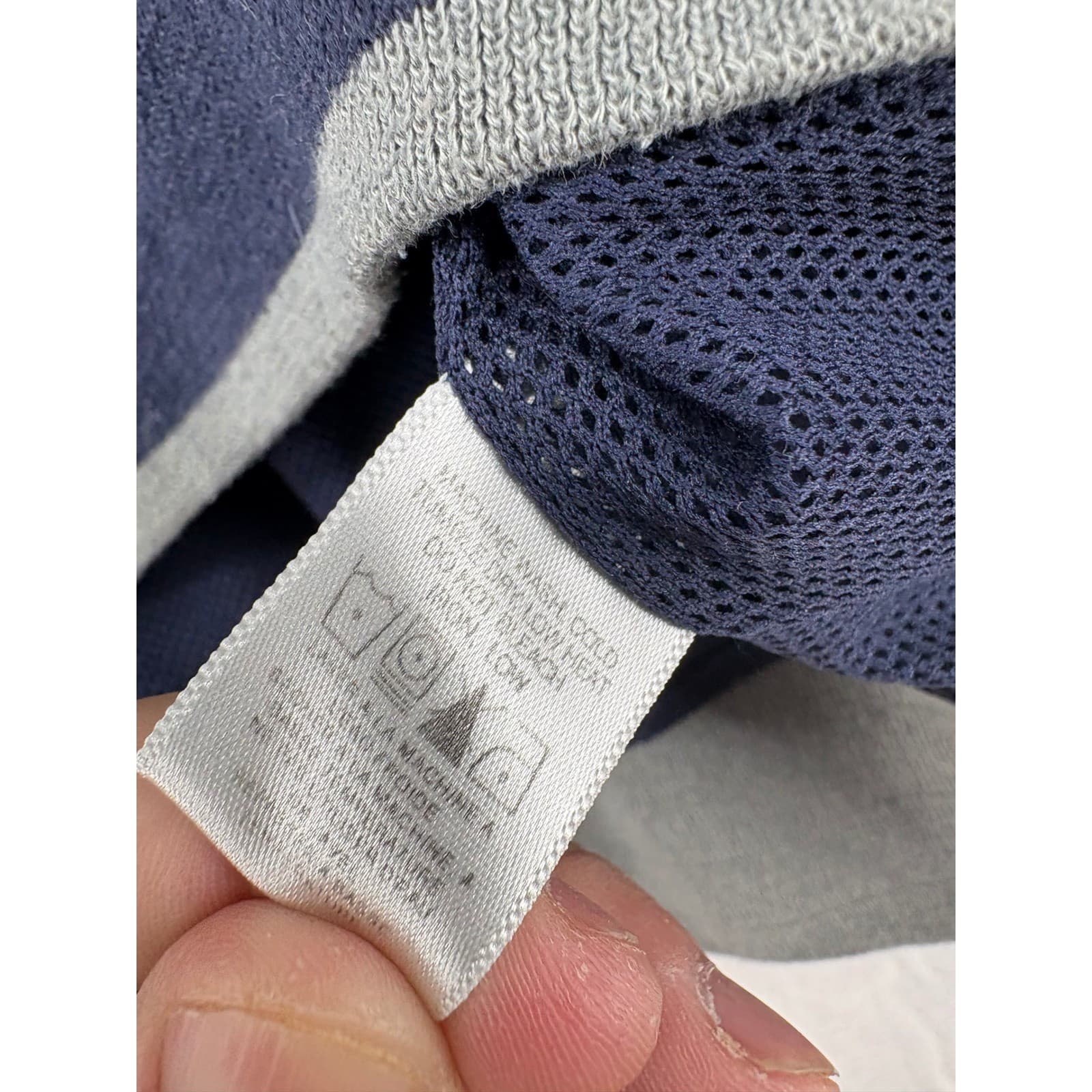Page & Tuttle Windbreaker Mens Large Pullover Navy Blue CSX Railroad Windshirt - Thumbnail 6