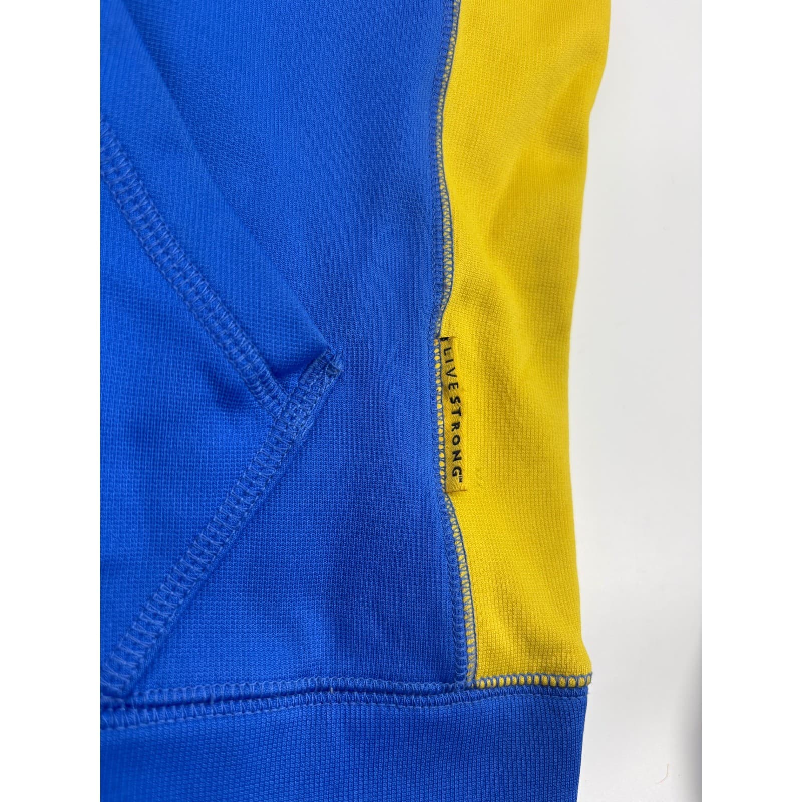 Nike Therma-FIT LIVESTRONG Hoodie Blue Yellow Men's Size L - Thumbnail 8
