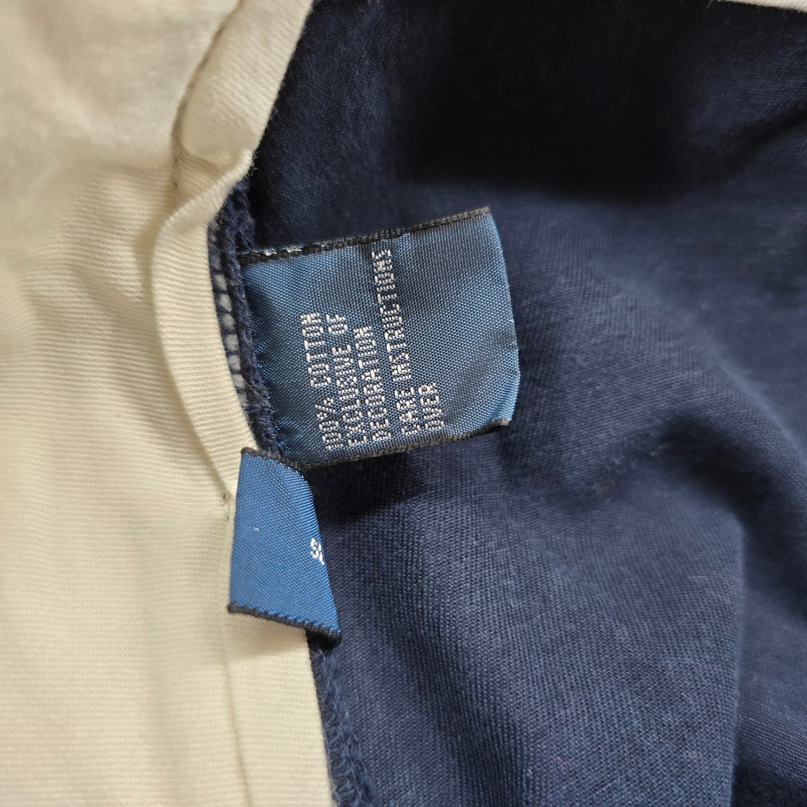 Polo Ralph Lauren Preston Pant Mens 38/32 Chino Pants Navy Blue Cotton Straight - Thumbnail 3