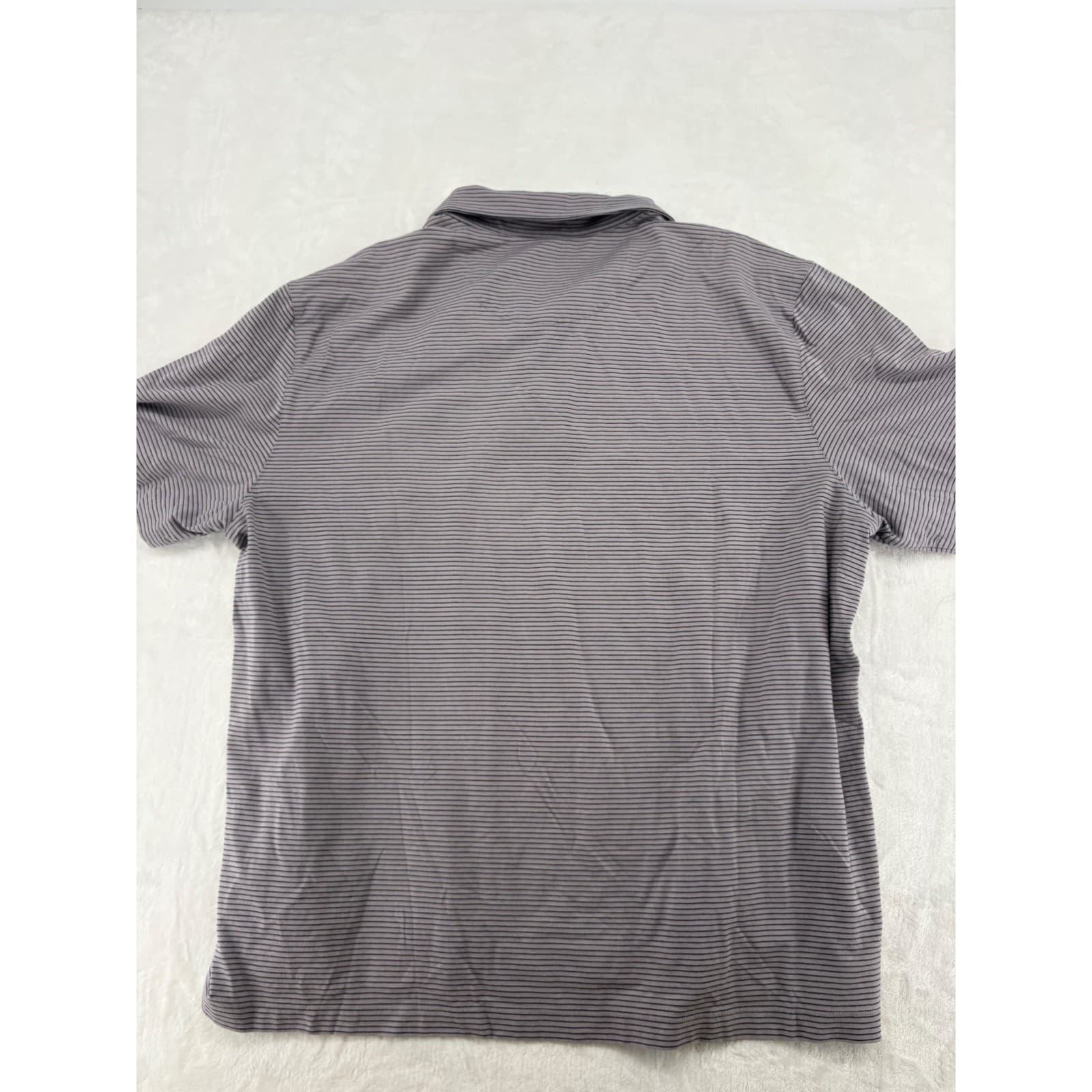 UNTUCKit Polo Shirt Mens XXXL Polo Green Gray Striped Cotton Stretch Lot of 2 - Thumbnail 10