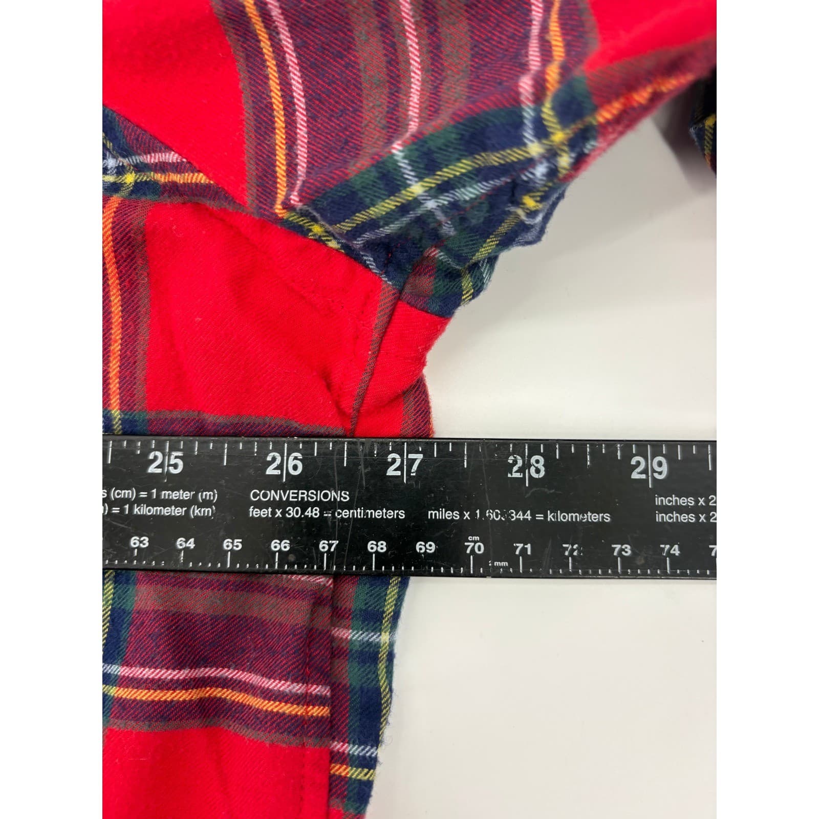 Vineyard Vines Slim Fit Whale Shirt Plaid Long Sleeve Button Down Men's XXL Red - Thumbnail 8