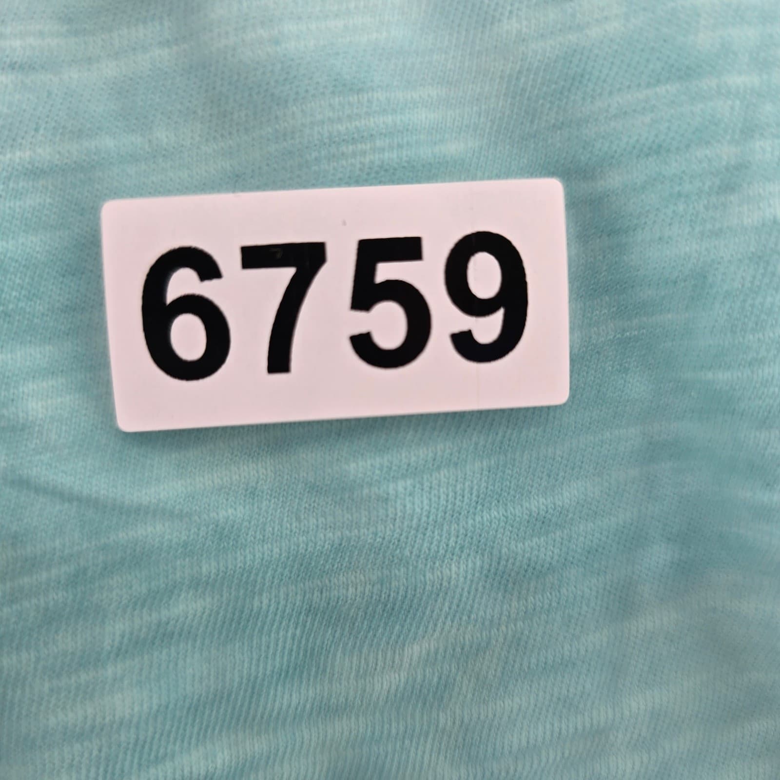 Chico's Top Womens 3 Tee Teal Eyelet Sleeve Side Tie V-Neck Slub Cotton 6759 - Thumbnail 7