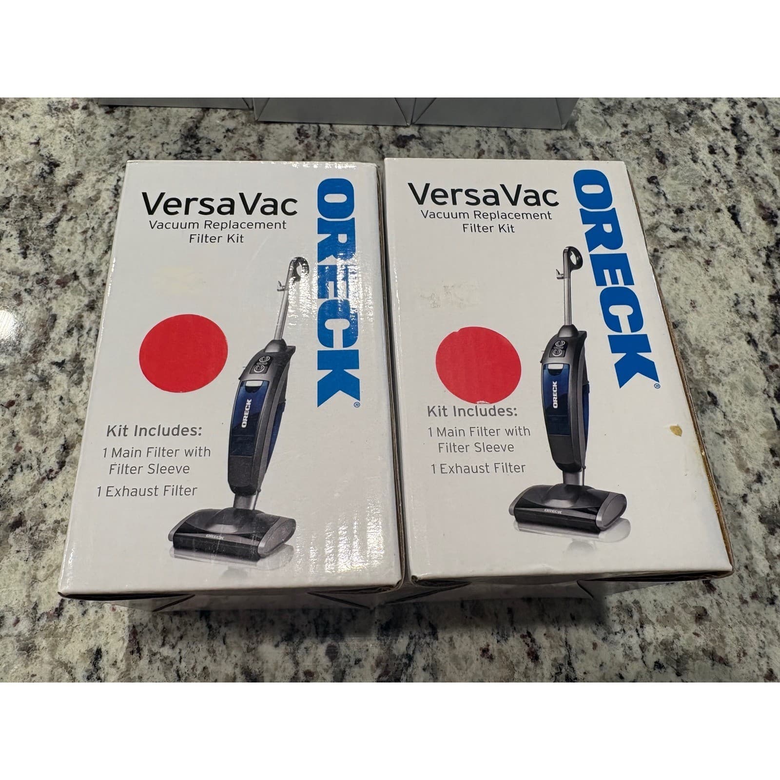 Oreck VersaVac Filter Kit Mens Womens OS Vacuum Replacement Filter 2 pack