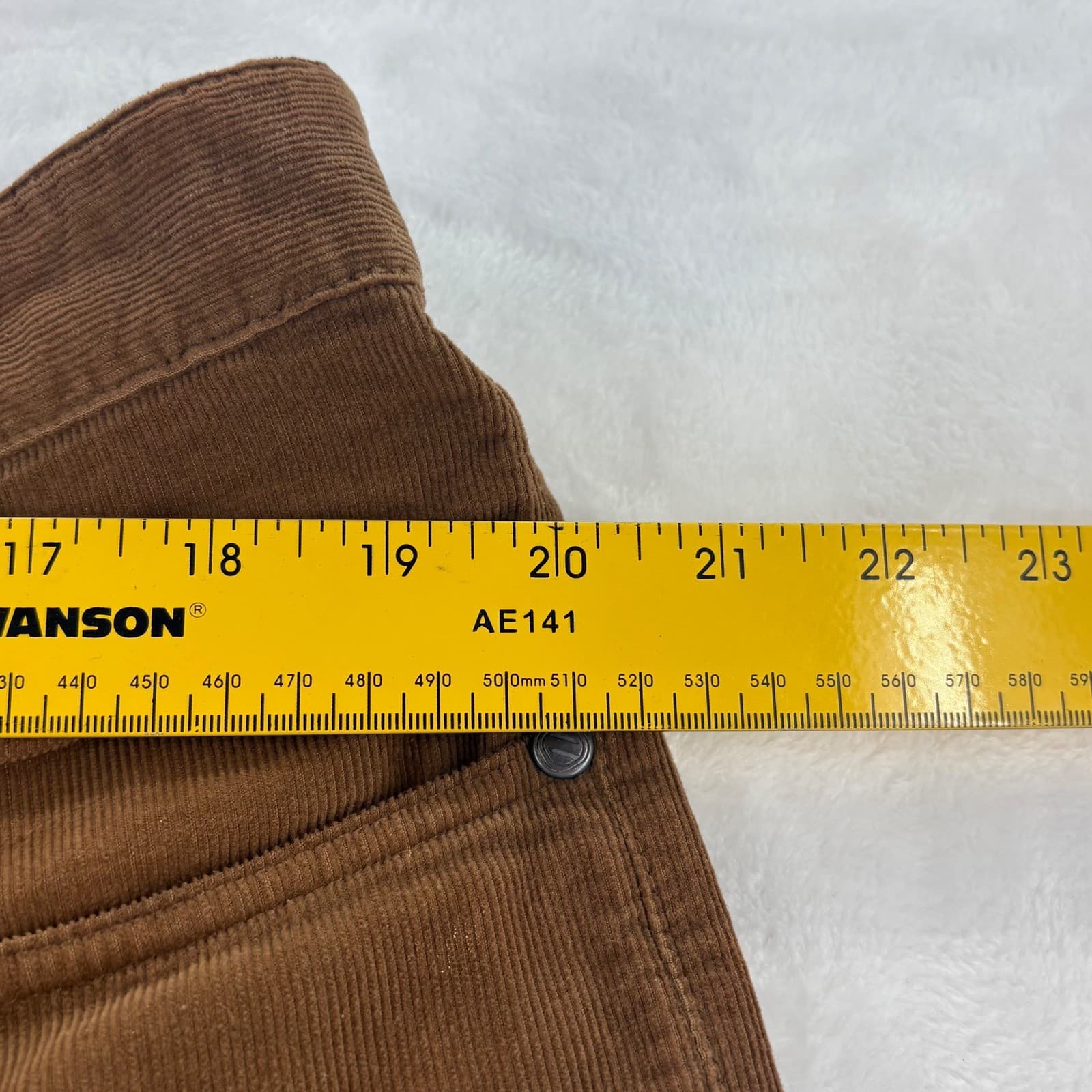 Ermenegildo Zegna Corduroy Mens 40 Pants Brown Made in Italy 5-Pocket Luxury - Thumbnail 2