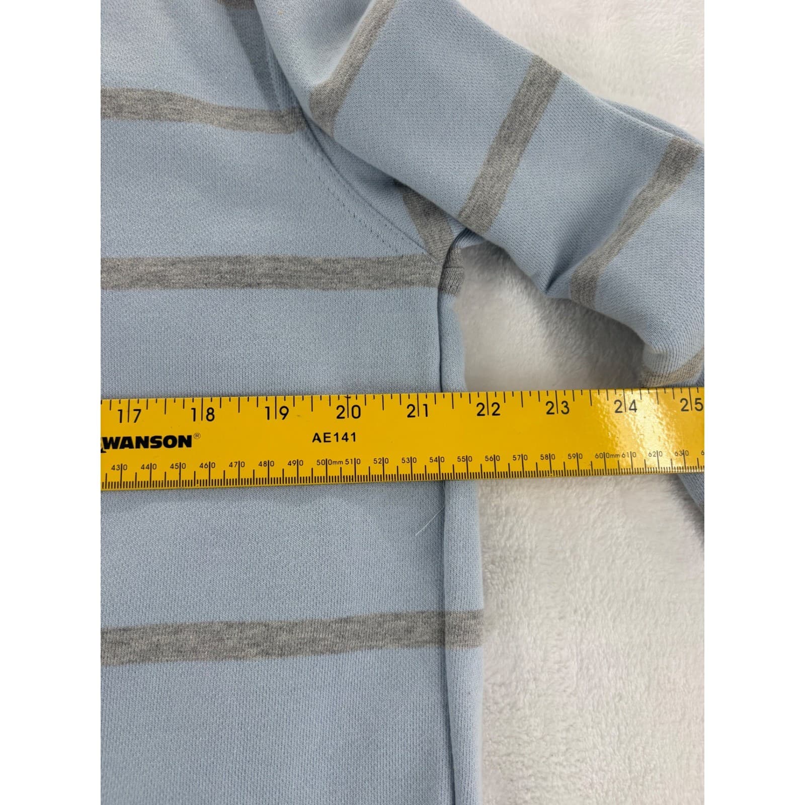 Lauren Ralph Lauren Pajama Set Womens M Pajama Set Blue Striped 1/4 Zip NWT - Thumbnail 4