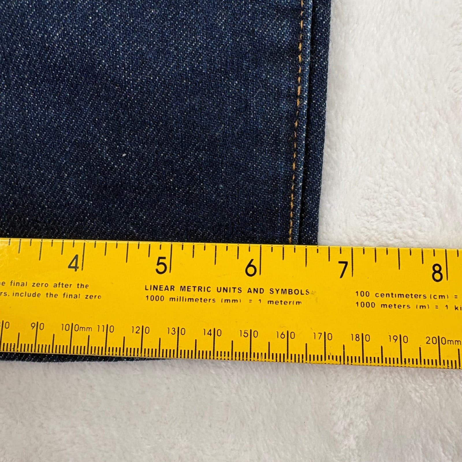 American Eagle Jeans Mens 32x36 Slim High Tide Flex Dark Wash Denim - Thumbnail 4