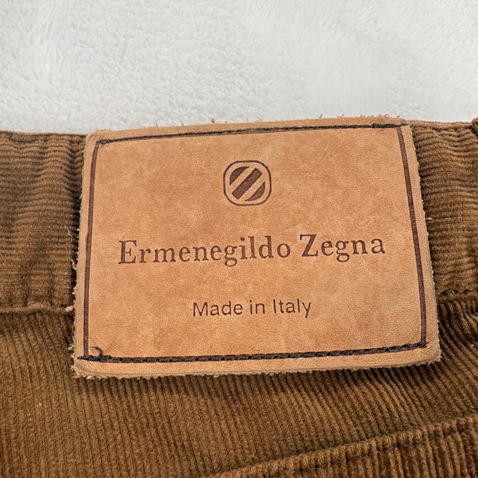 Ermenegildo Zegna Corduroy Mens 40 Pants Brown Made in Italy 5-Pocket Luxury - Thumbnail 8