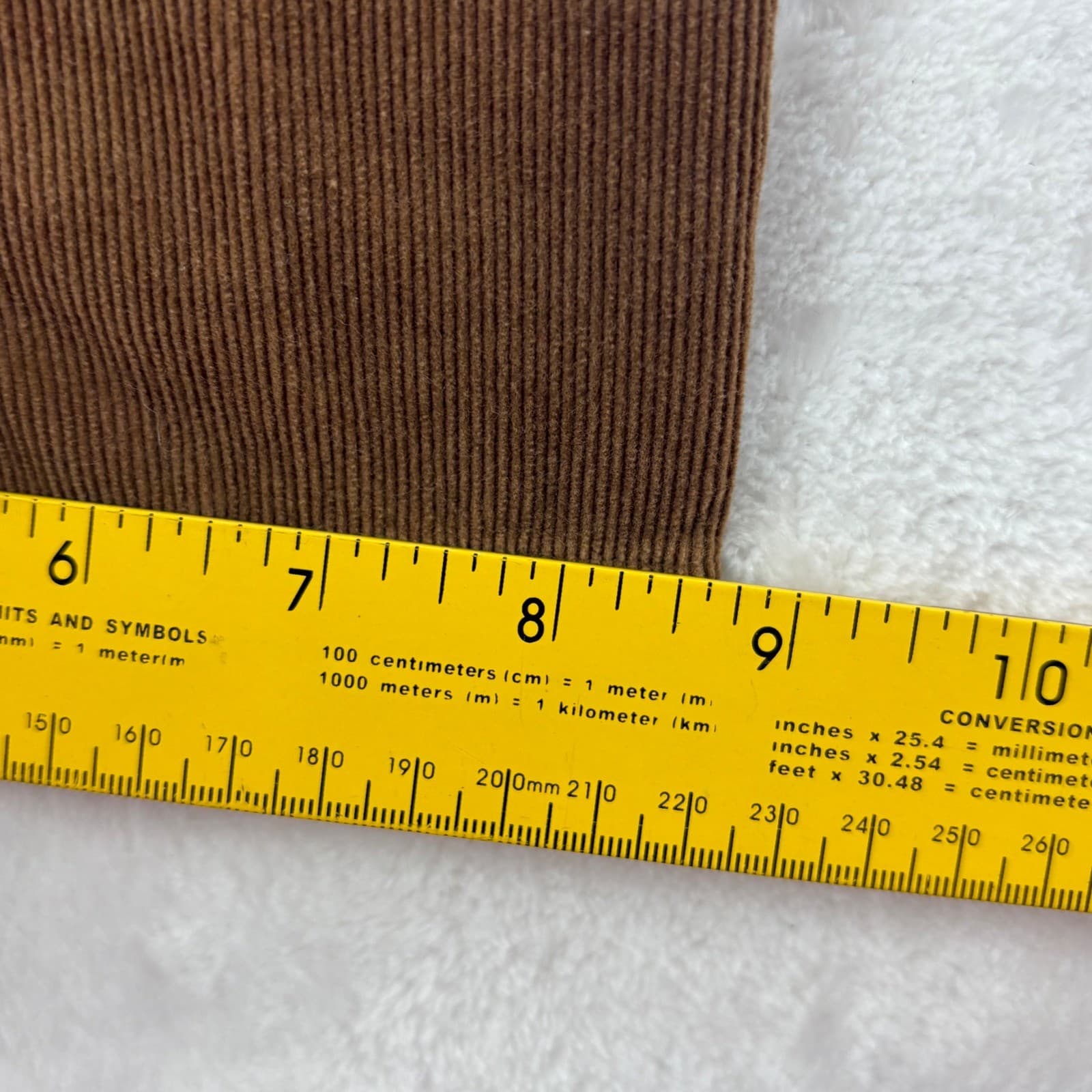 Ermenegildo Zegna Corduroy Mens 40 Pants Brown Made in Italy 5-Pocket Luxury - Thumbnail 5