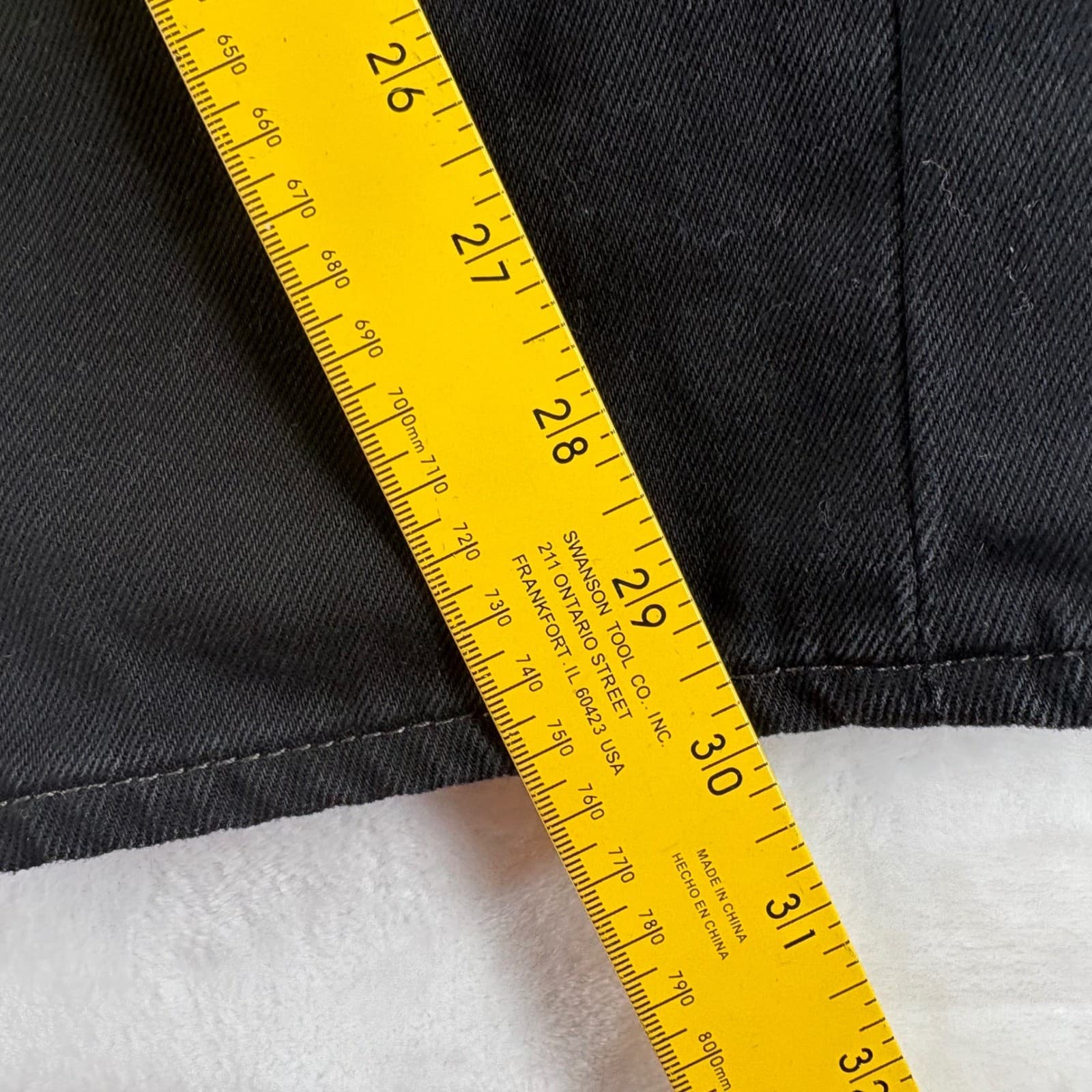 Levis 501 Jeans Mens W38 L30 Denim Pants Black Original Fit Button Fly Straight - Thumbnail 3