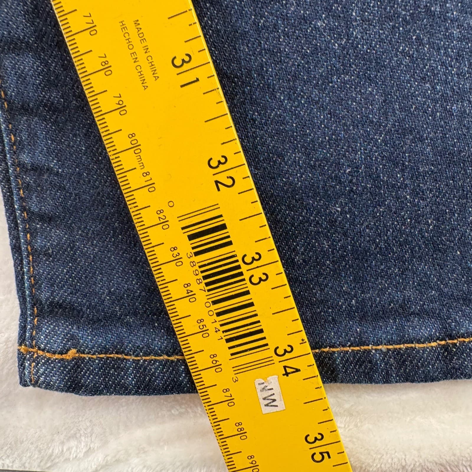American Eagle Jeans Mens 32x36 Slim High Tide Flex Dark Wash Denim - Thumbnail 3