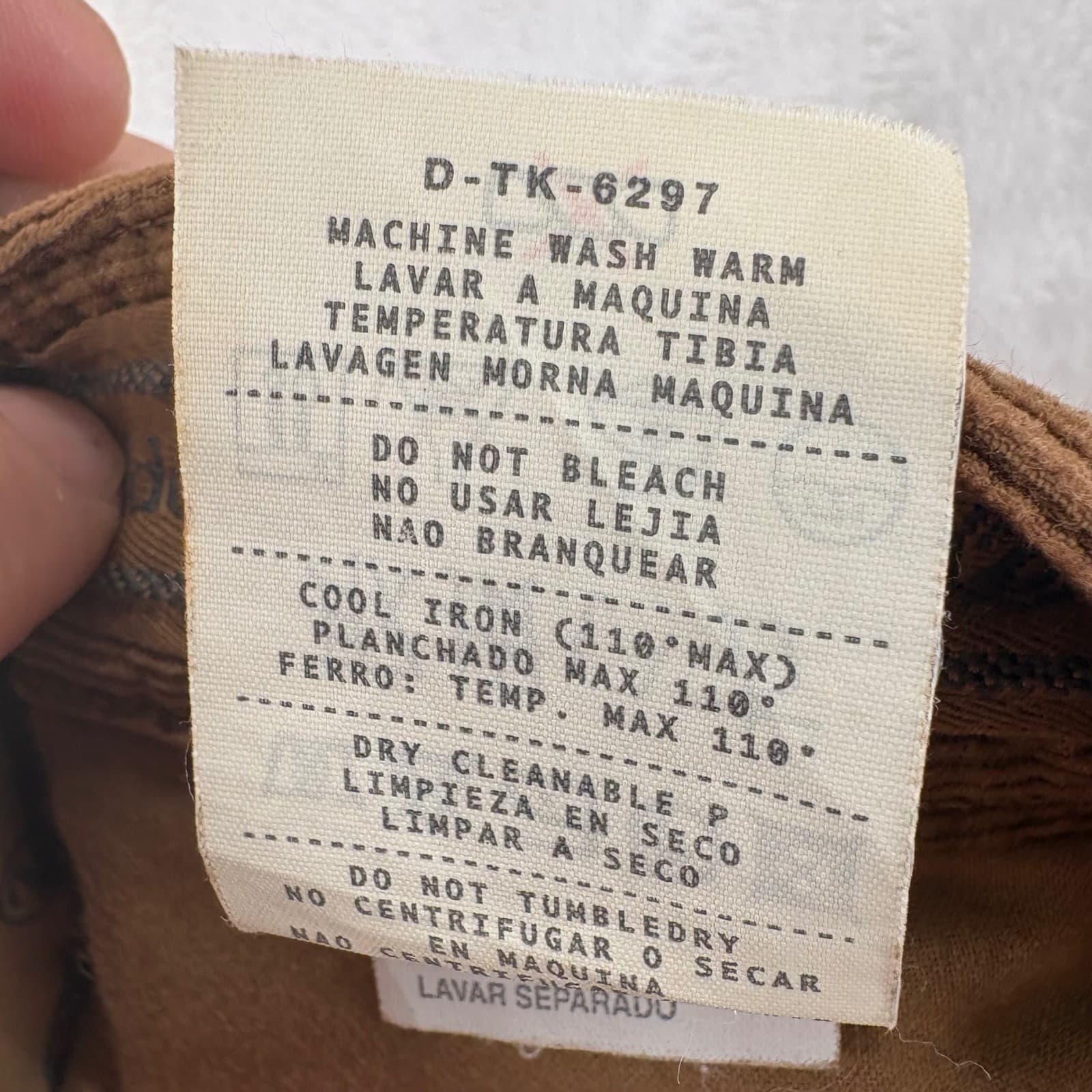 Ermenegildo Zegna Corduroy Mens 40 Pants Brown Made in Italy 5-Pocket Luxury - Thumbnail 6