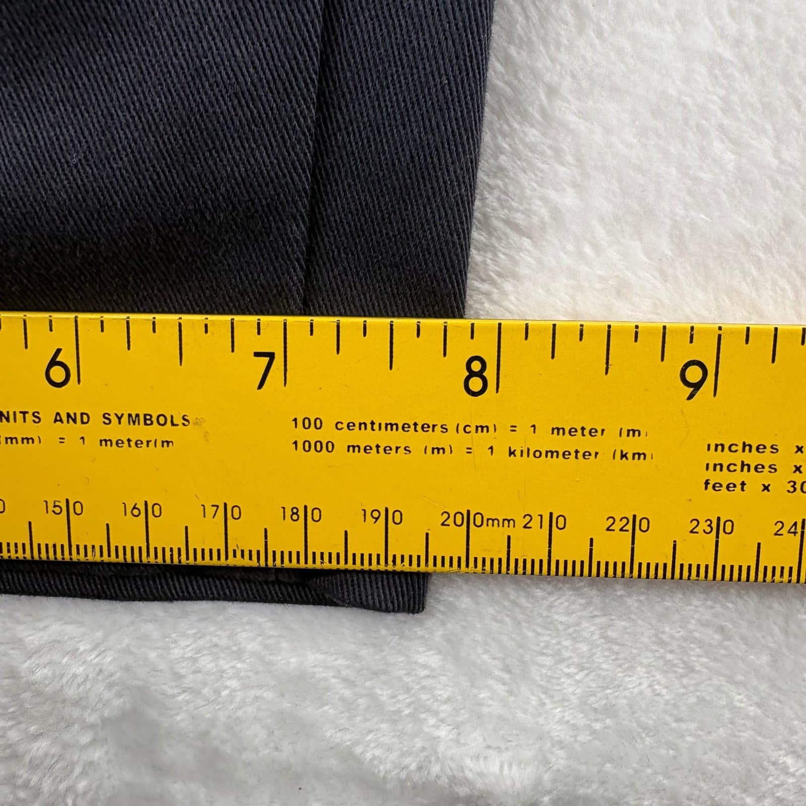 Talbots Trousers Womens 12P Pants Navy Blue Pleated Wrinkle Resistant Cotton - Thumbnail 7