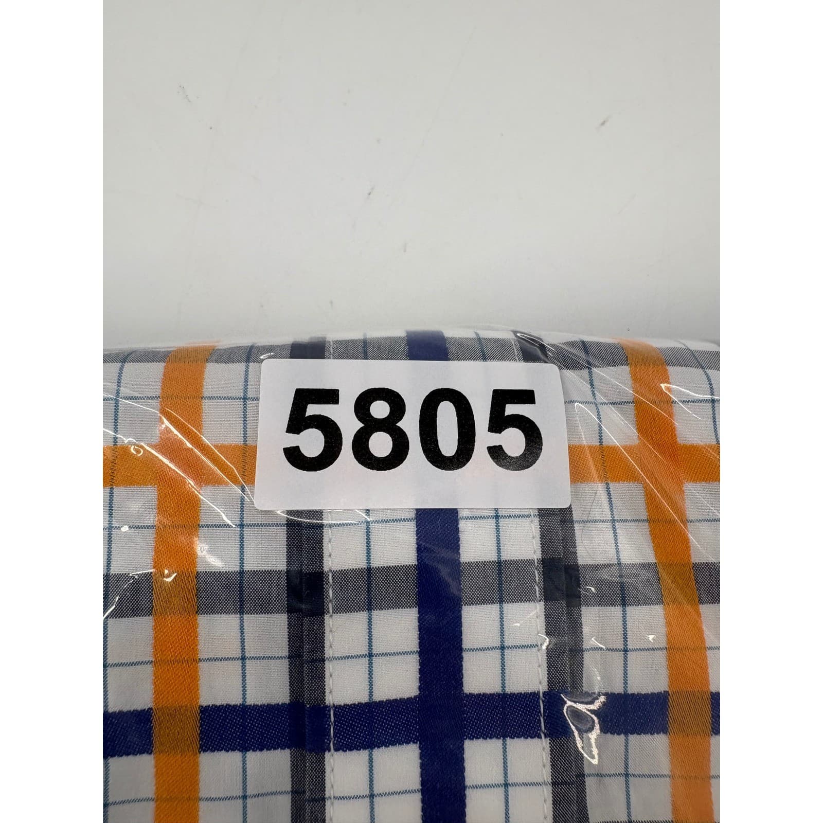 Robert Graham Men's L/G Plaid Long Sleeve Button Up Shirt Orange Navy Green - Thumbnail 11