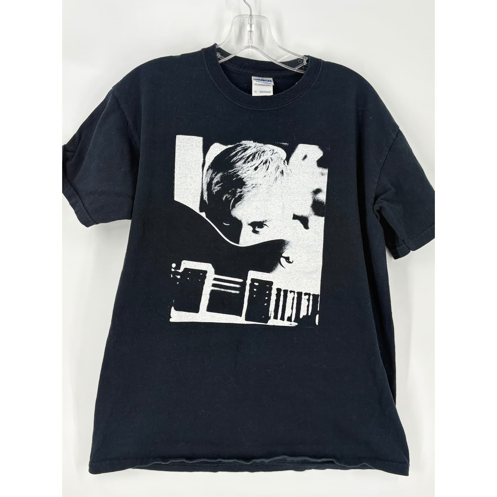 Taylor Hicks 2007 Tour T Shirt Men's Medium Gildan Ultra Cotton Black