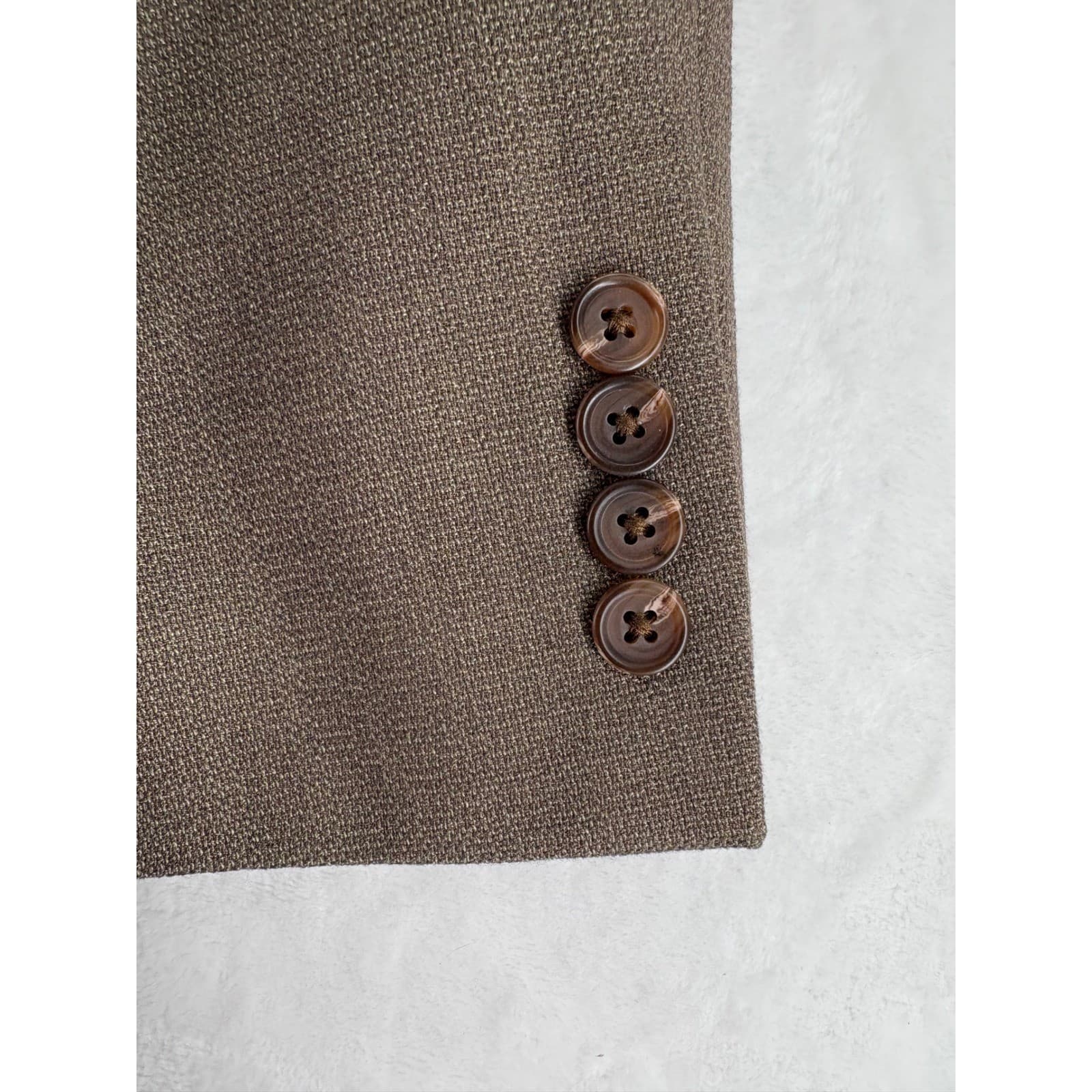 Lauren Ralph Lauren Blazer Mens 46R Blazer Brown Paisley Lining 2-Button - Thumbnail 4