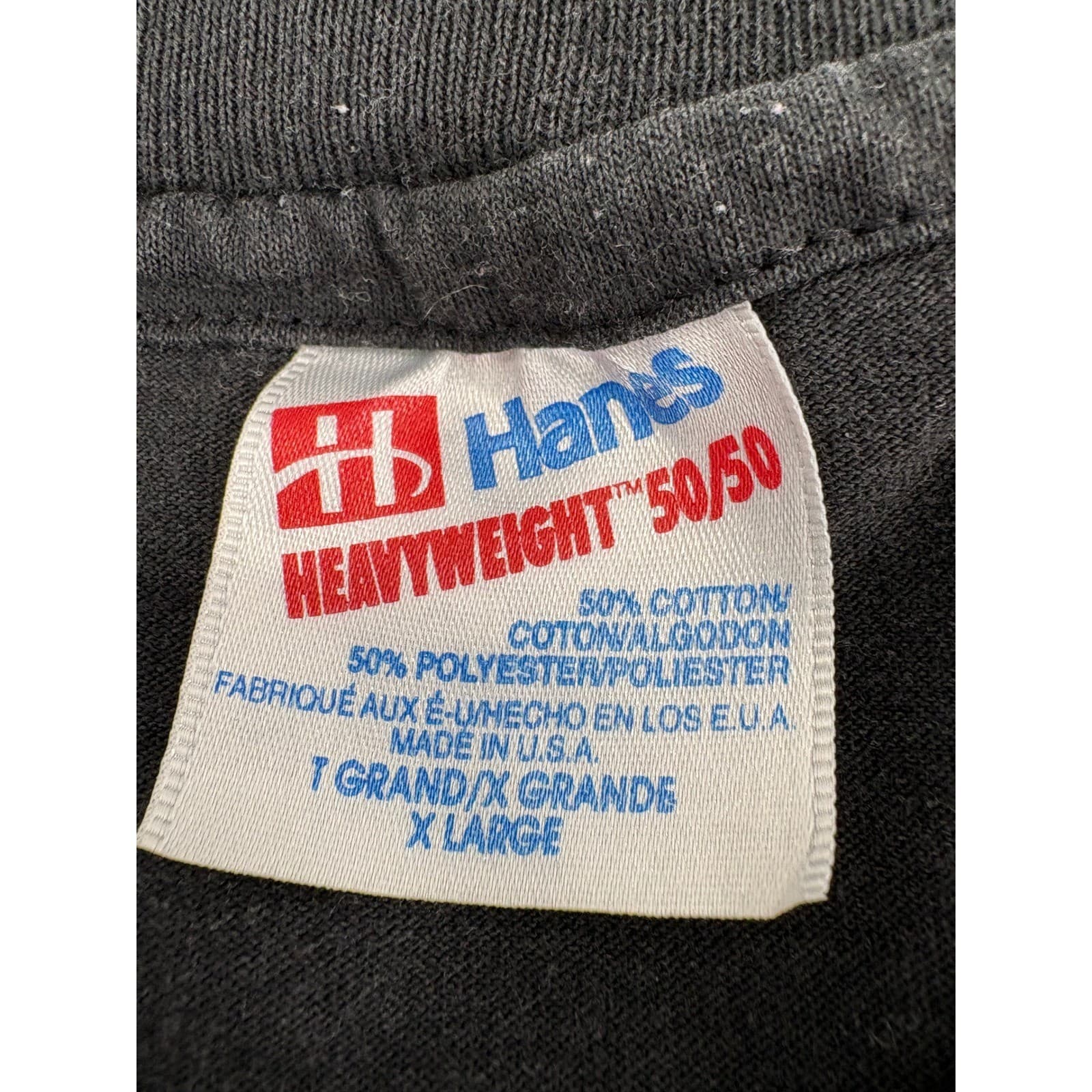 Atkins Gaslight Tavern Bike Week 95 T Shirt Black Mens X Large Hanes Heavyweight - Thumbnail 4