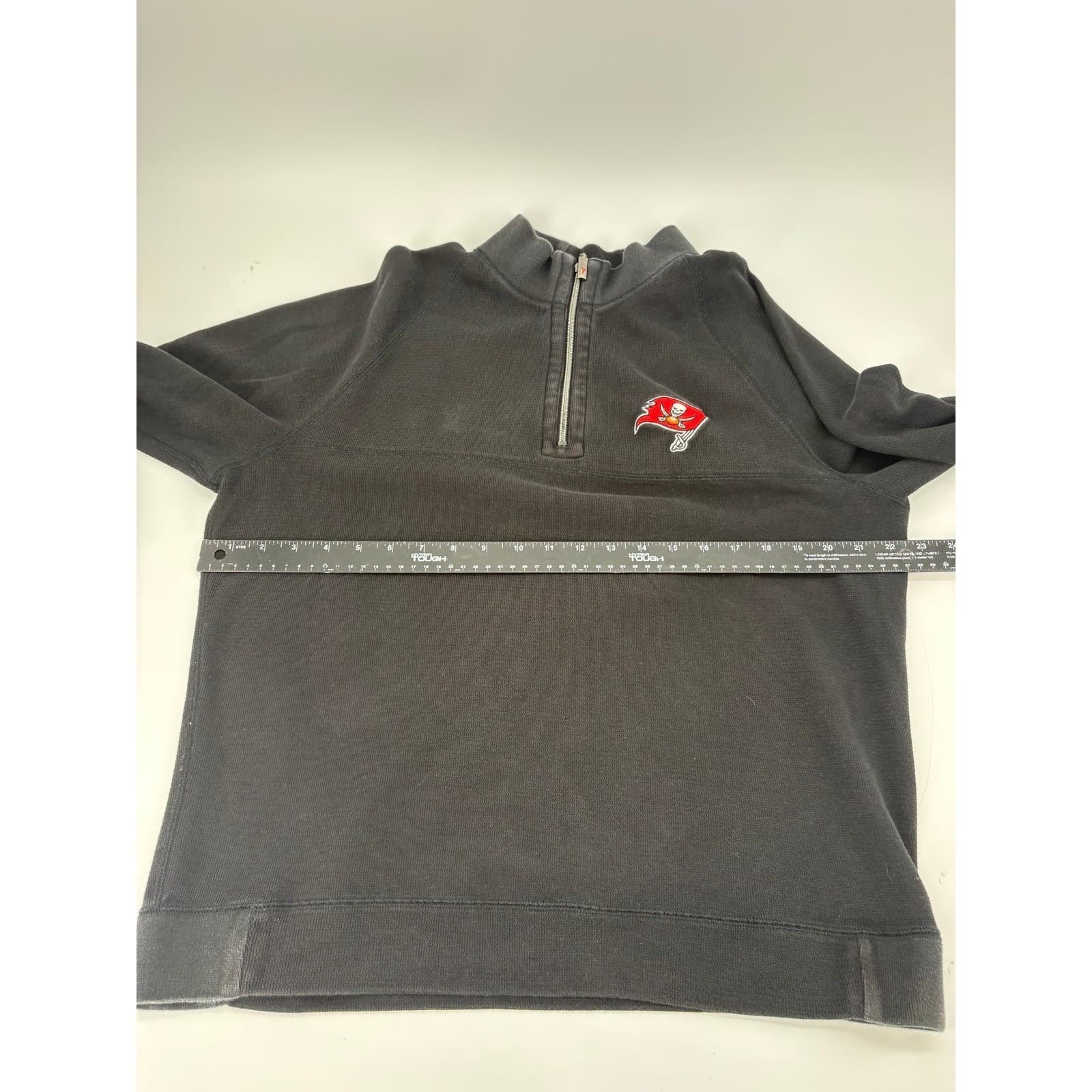 Tommy Bahama NFL Tampa Bay Buccaneers Mens L Quarter Zip Pullover Sweatshirt - Thumbnail 5