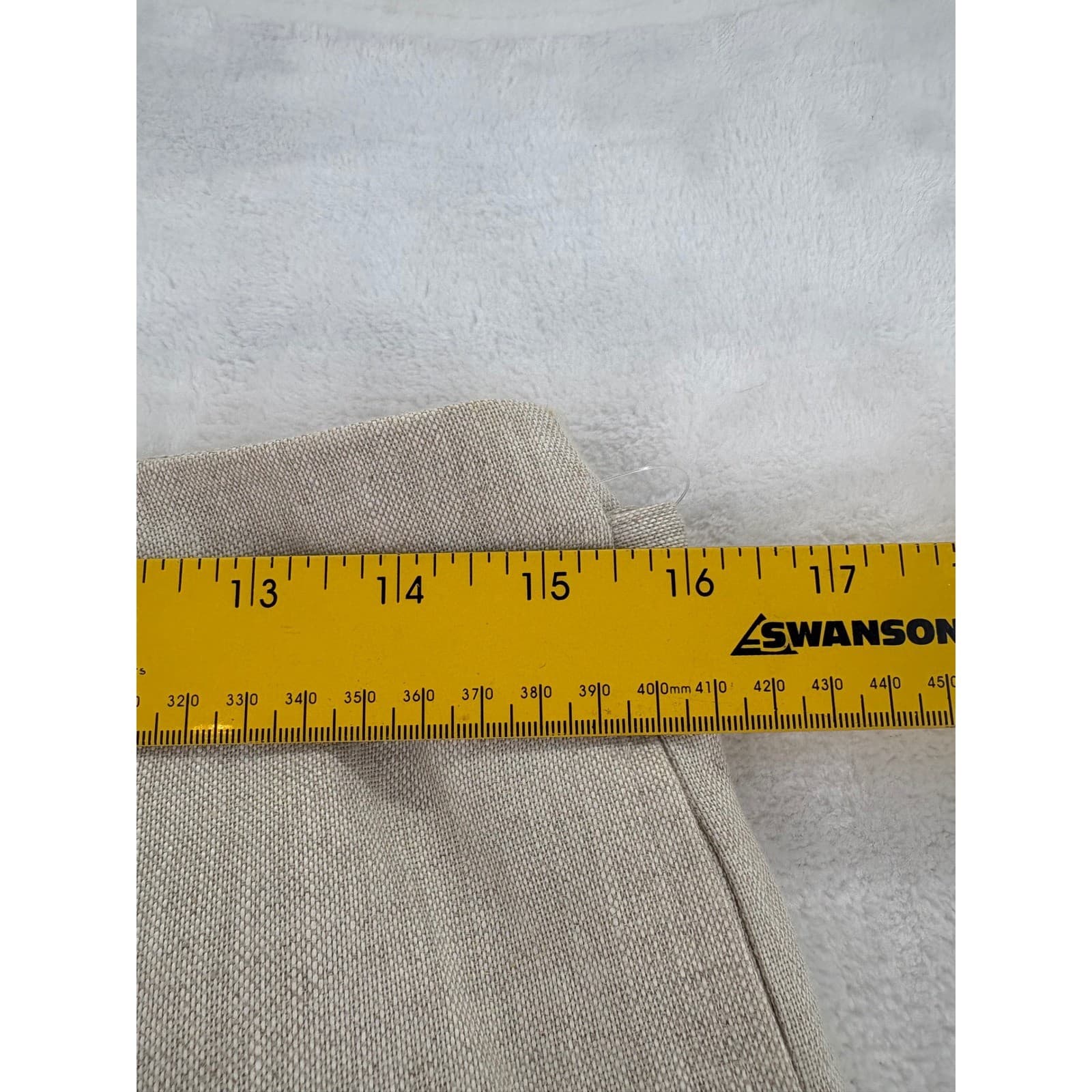 Talbots Irish Linen Womens 12P Pants Beige Trousers Side Buckle NWT - Thumbnail 2
