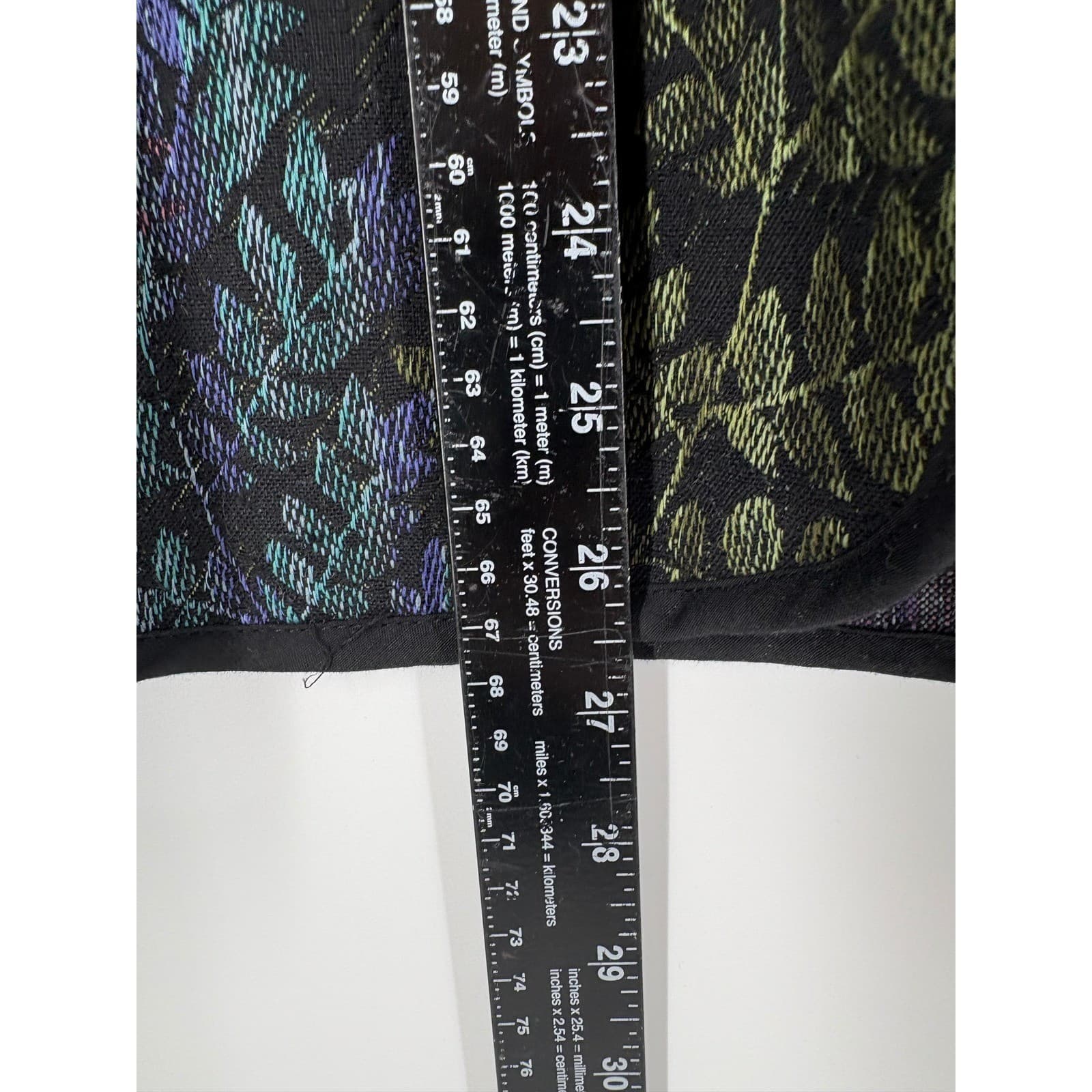Bon Worth Womens Floral Zip Up Jacket Size L - Thumbnail 2