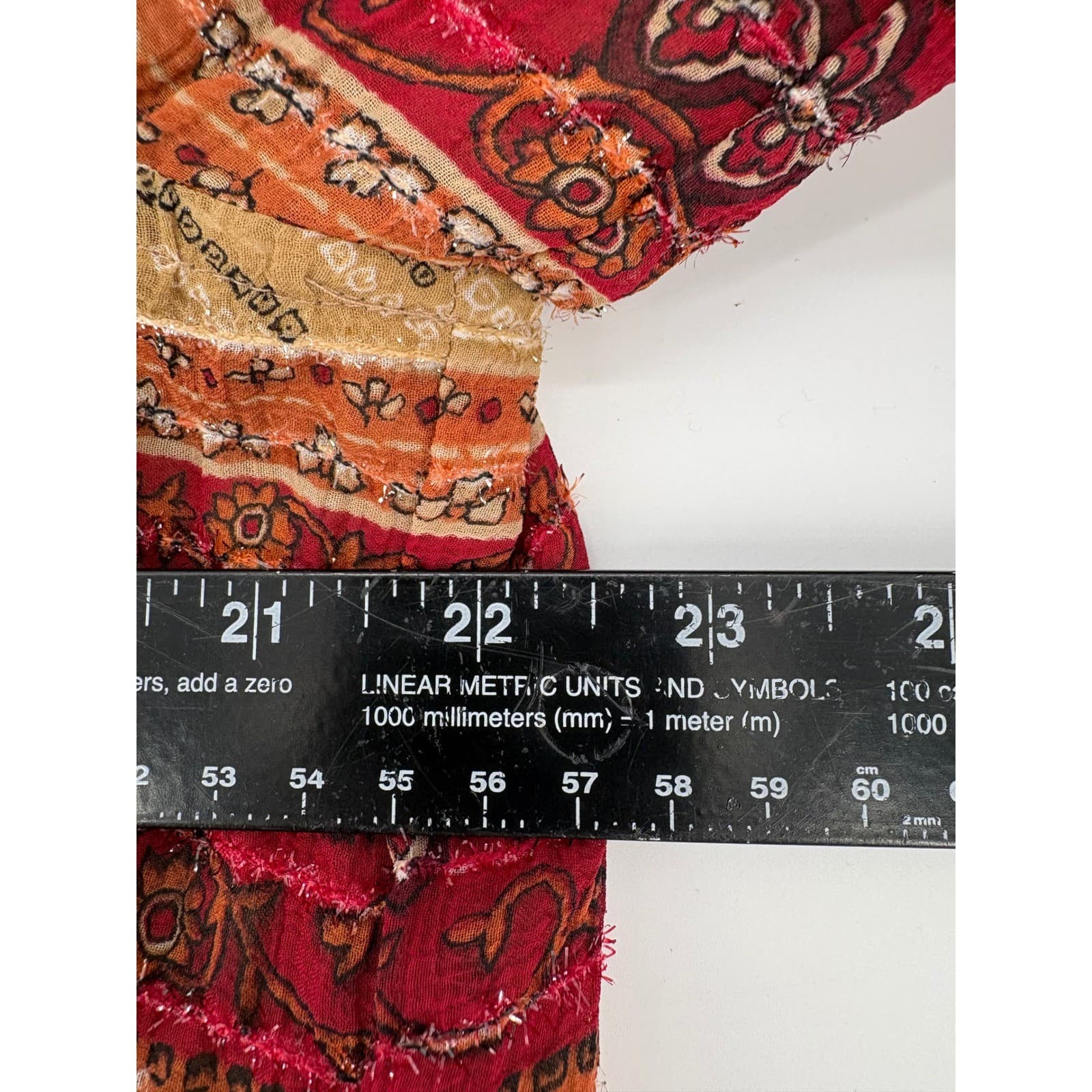 Alfred Dunner Women's Size 16 Long Sleeve Button Up Shirt Geometric Print - Thumbnail 6