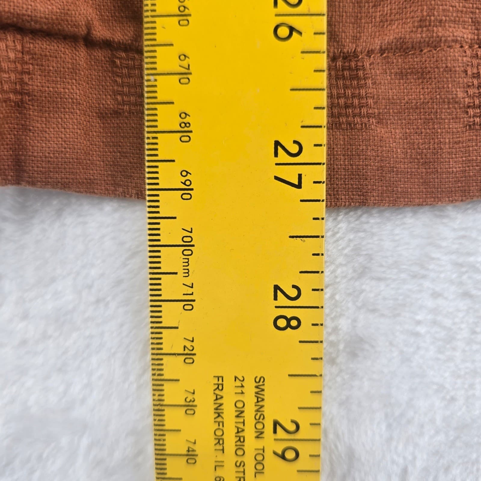 Mutual Weave Shirt Mens S Button Down Brown Short Sleeve Textured Cotton 6905 - Thumbnail 6