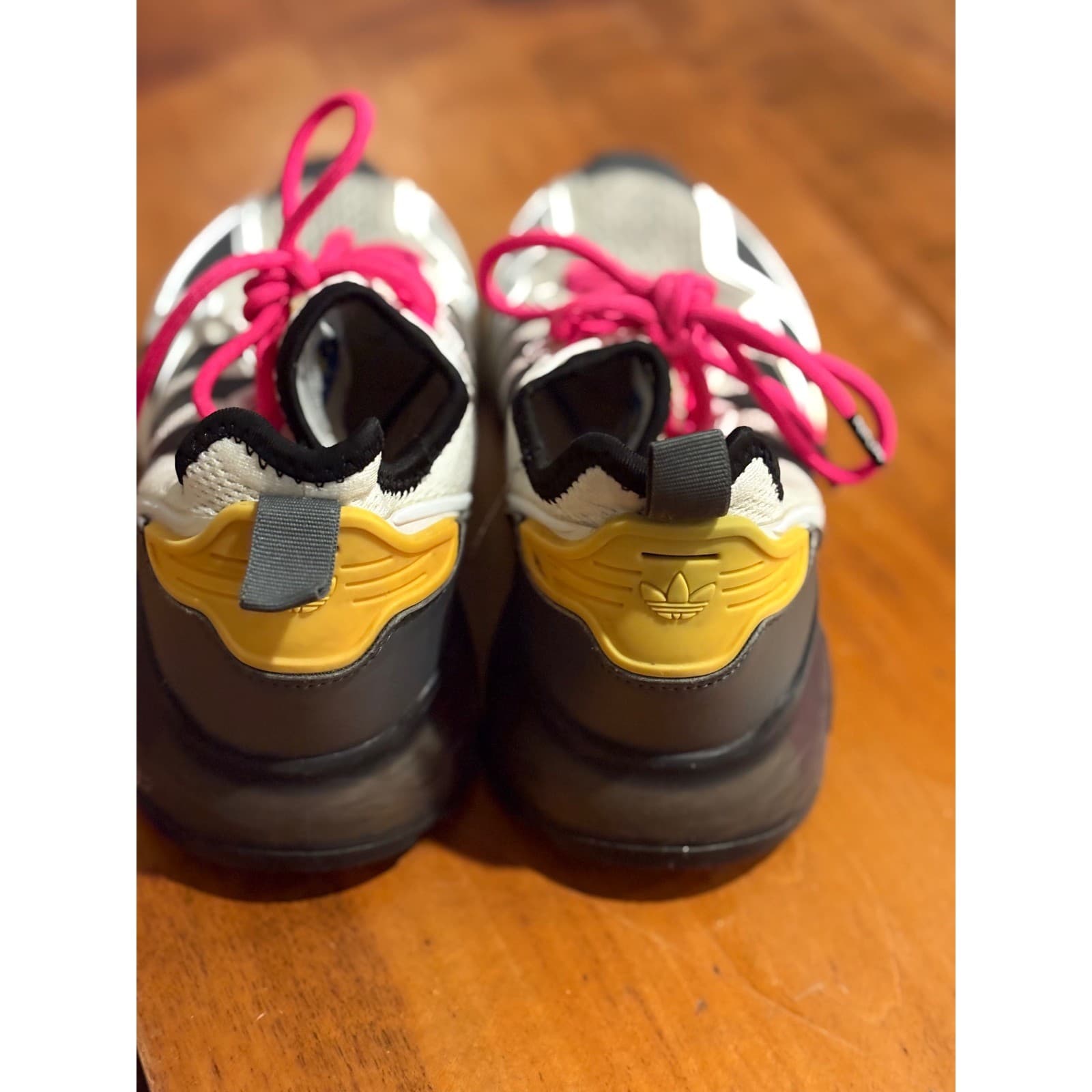 Adidas ZX 2K Boost Womens 5 Sneakers Ninja Time In White Grey Pink FZ0481 - Thumbnail 3