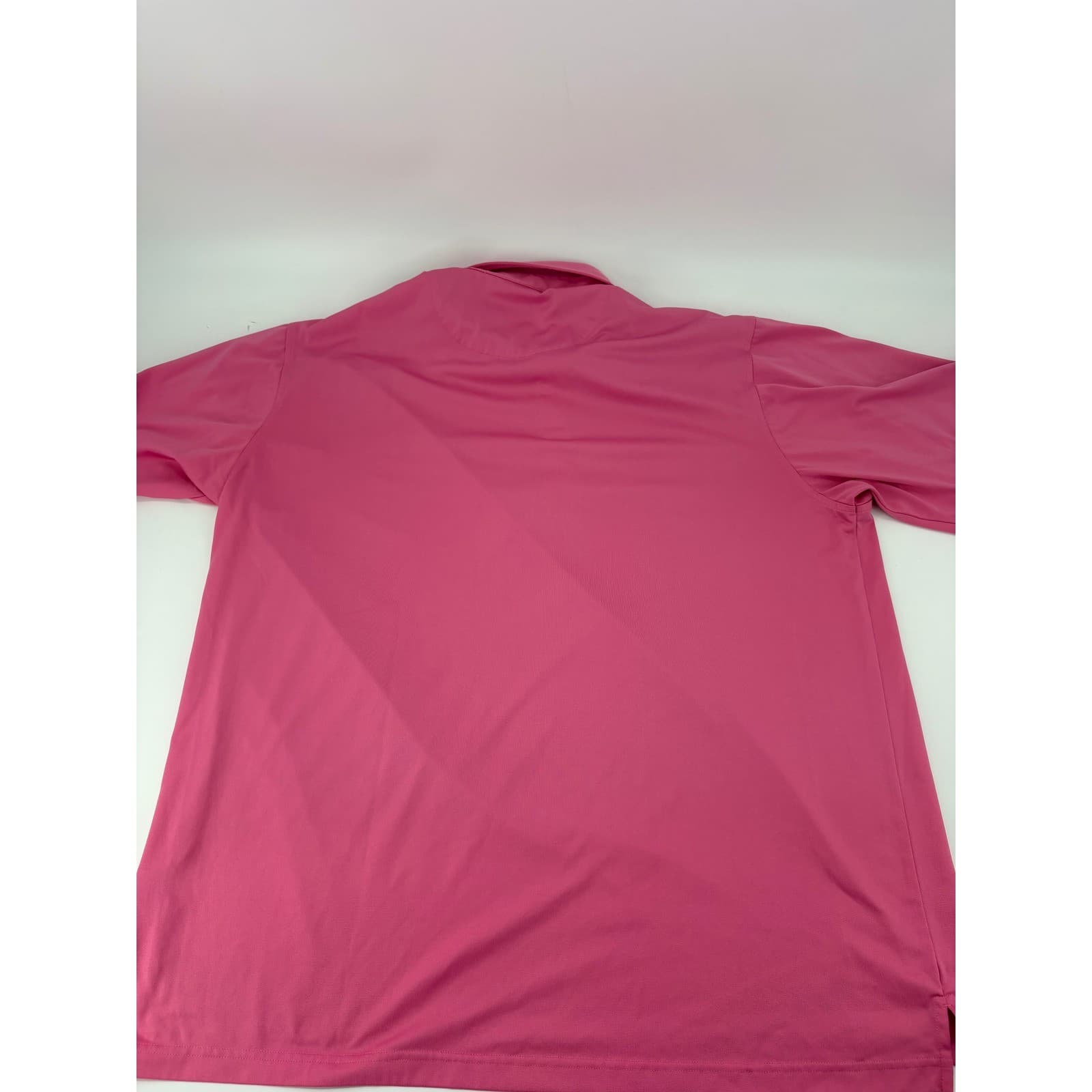 Donald Ross Polo Shirt Mens XL Polo Pink Performance Golf Fox Logo Short Sleeve - Thumbnail 7