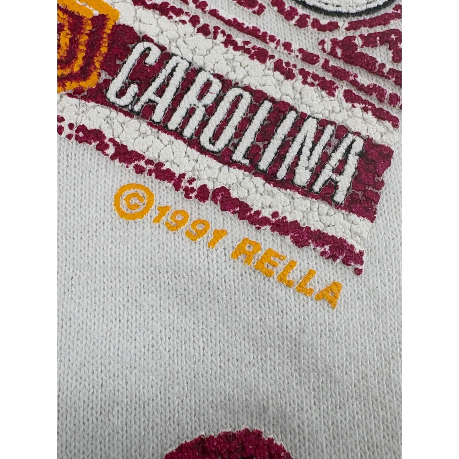 South Carolina Gamecocks White Graphic Cropped Sweatshirt Top Women's - Thumbnail 7