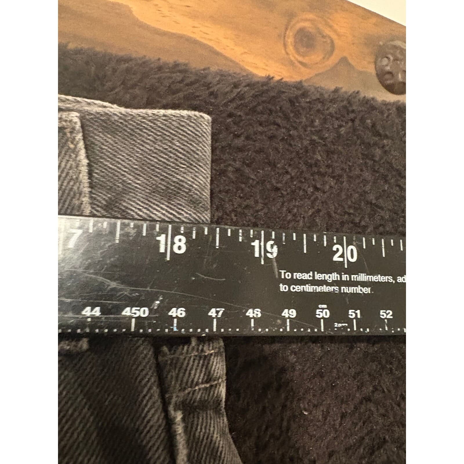 Levi's 550 Jeans Mens 38x30 Black Wash Denim Relaxed Fit Vintage 1999 38 - Thumbnail 4