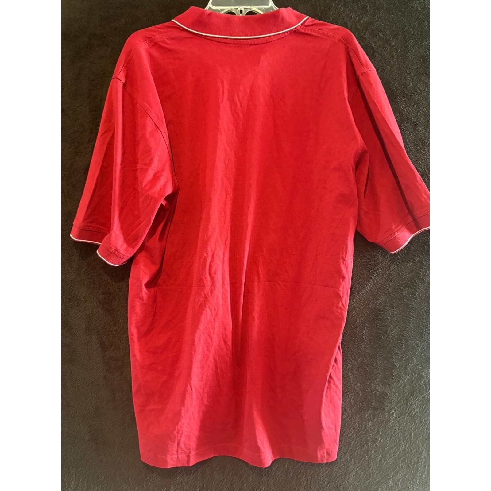 Extreme Polo Shirt Mens XL Crimson Red Wells Fargo Logo Short Sleeve XL - Thumbnail 9