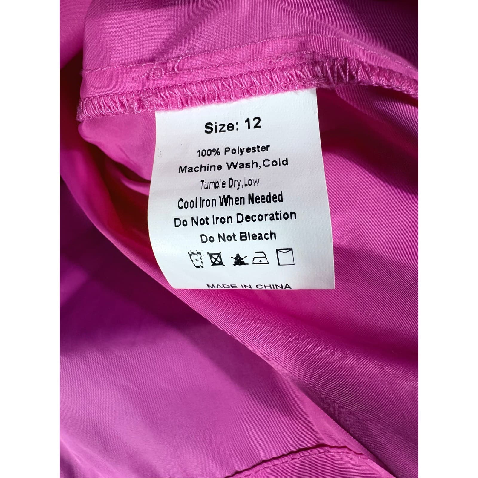 Pamela Mann Collection Pink Cropped Pullover Jacket Size 12 - Thumbnail 3