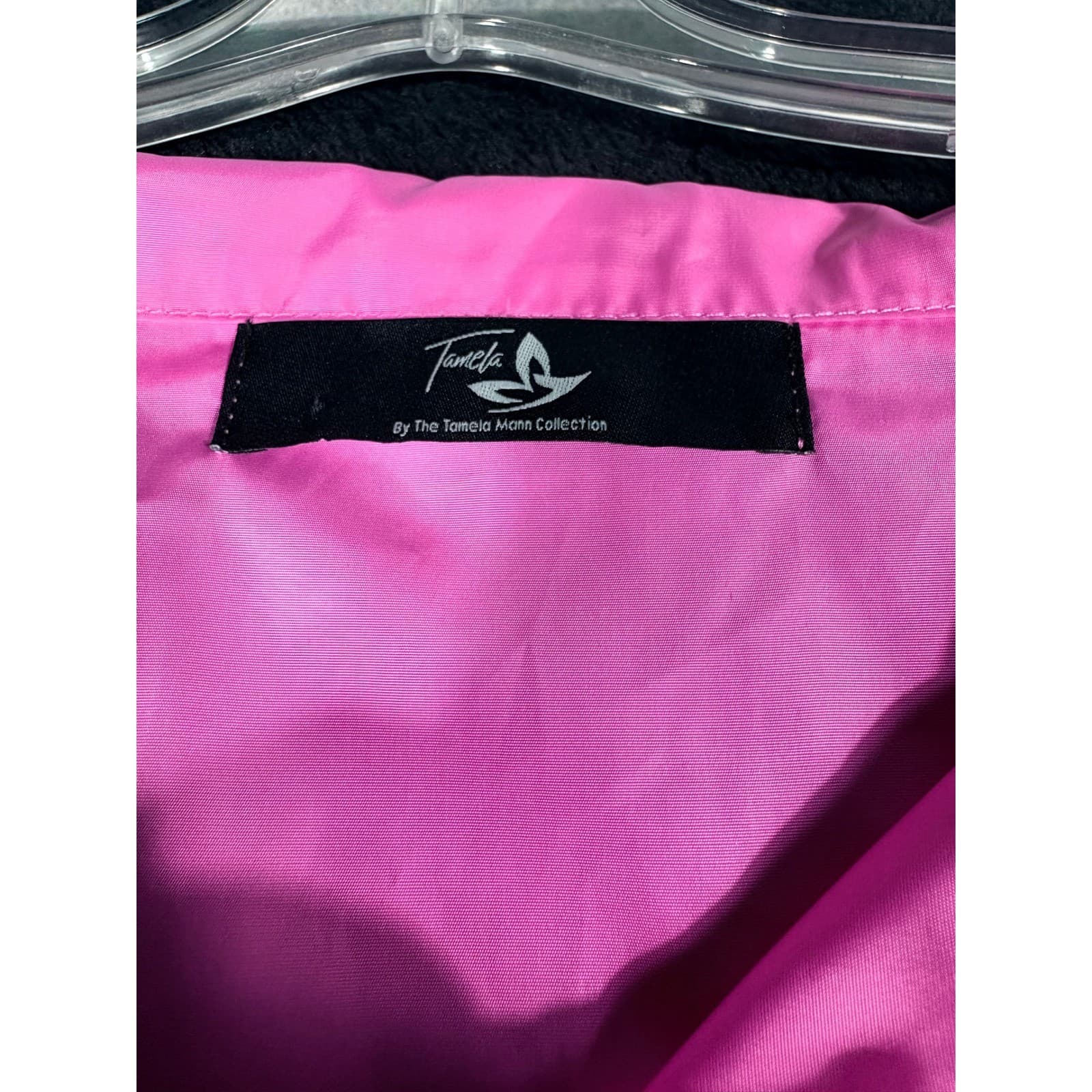 Pamela Mann Collection Pink Cropped Pullover Jacket Size 12 - Thumbnail 2
