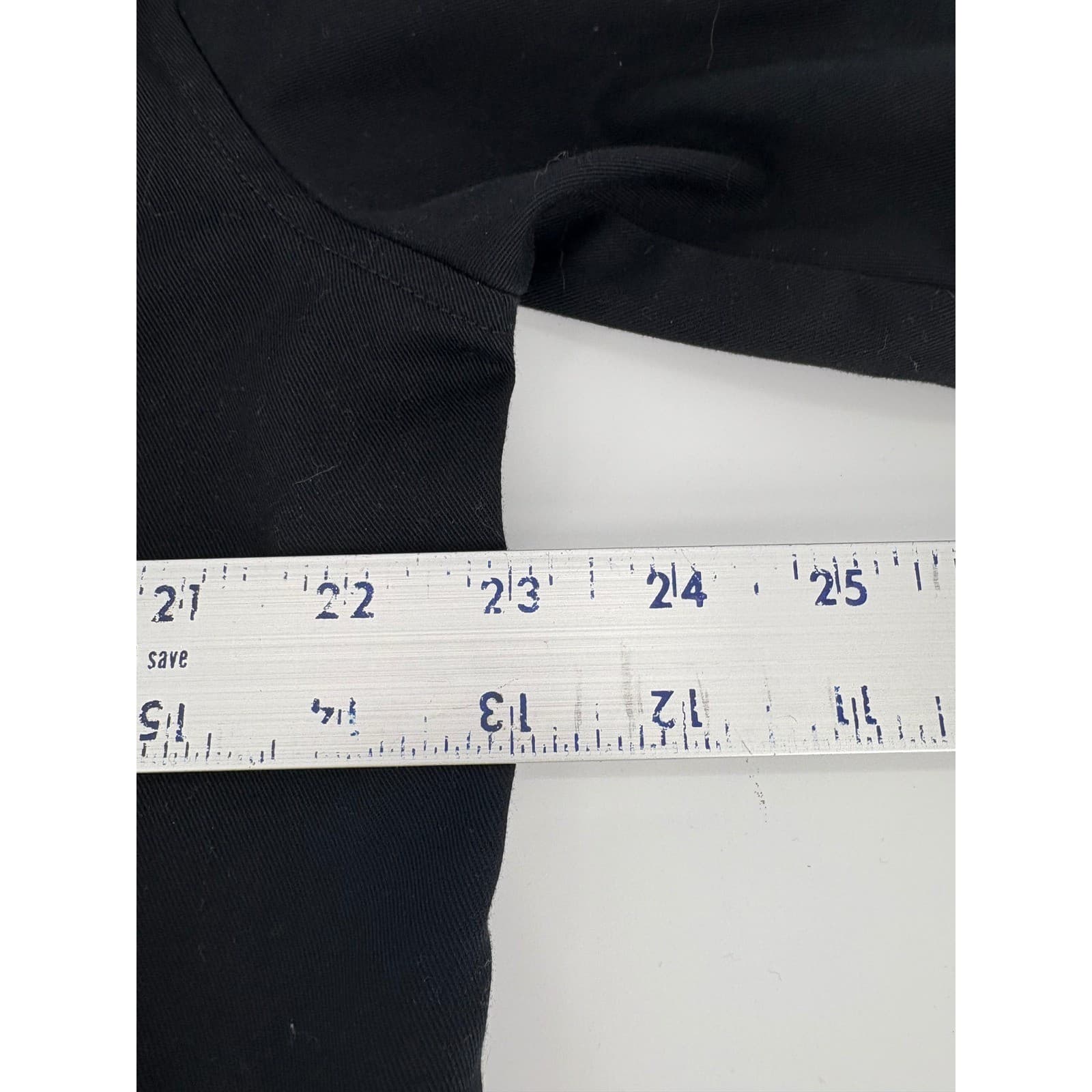 Carhartt Mens L Tall Work Shirt Long Sleeve Button Front Black Uniform Shirt - Thumbnail 4