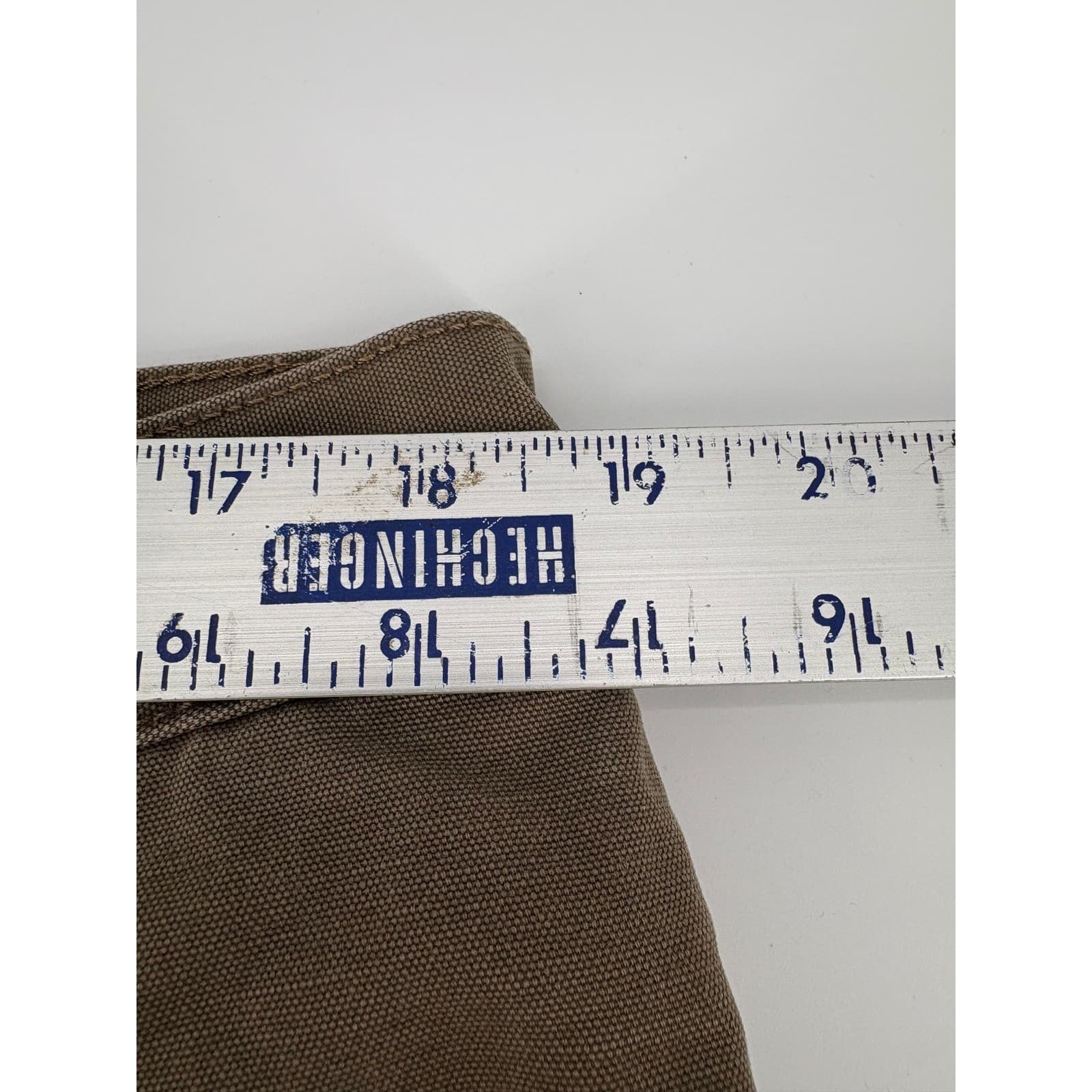 Lee Relaxed Fit Carpenter Pants Men's 36x35 Brown Cotton Blend Lined Workwear - Thumbnail 5