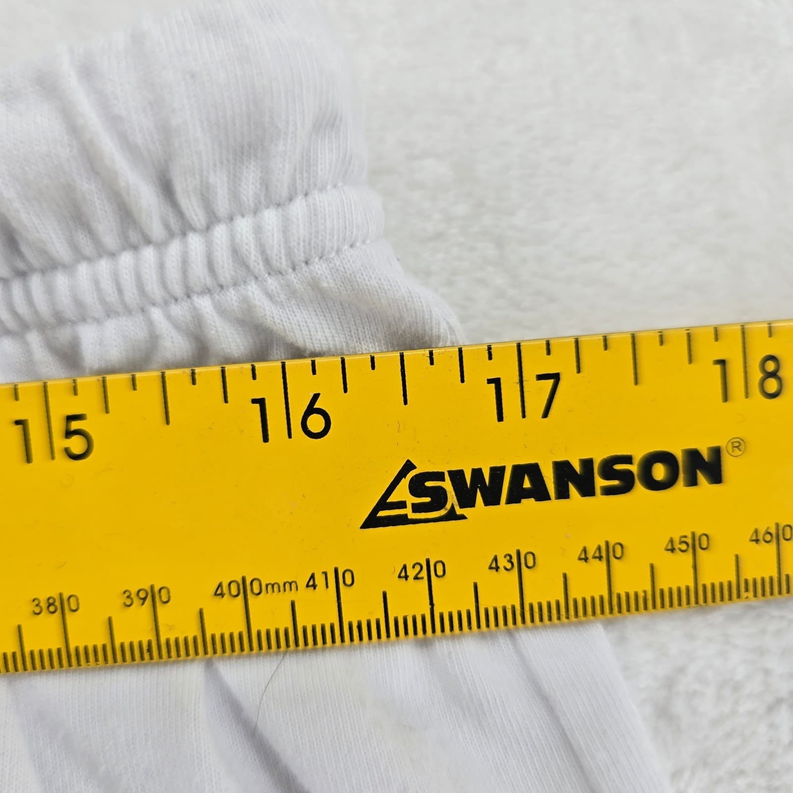 Orvis Pajama Pants Womens L Sleep Pants White Elastic Drawstring Cotton Blend - Thumbnail 5