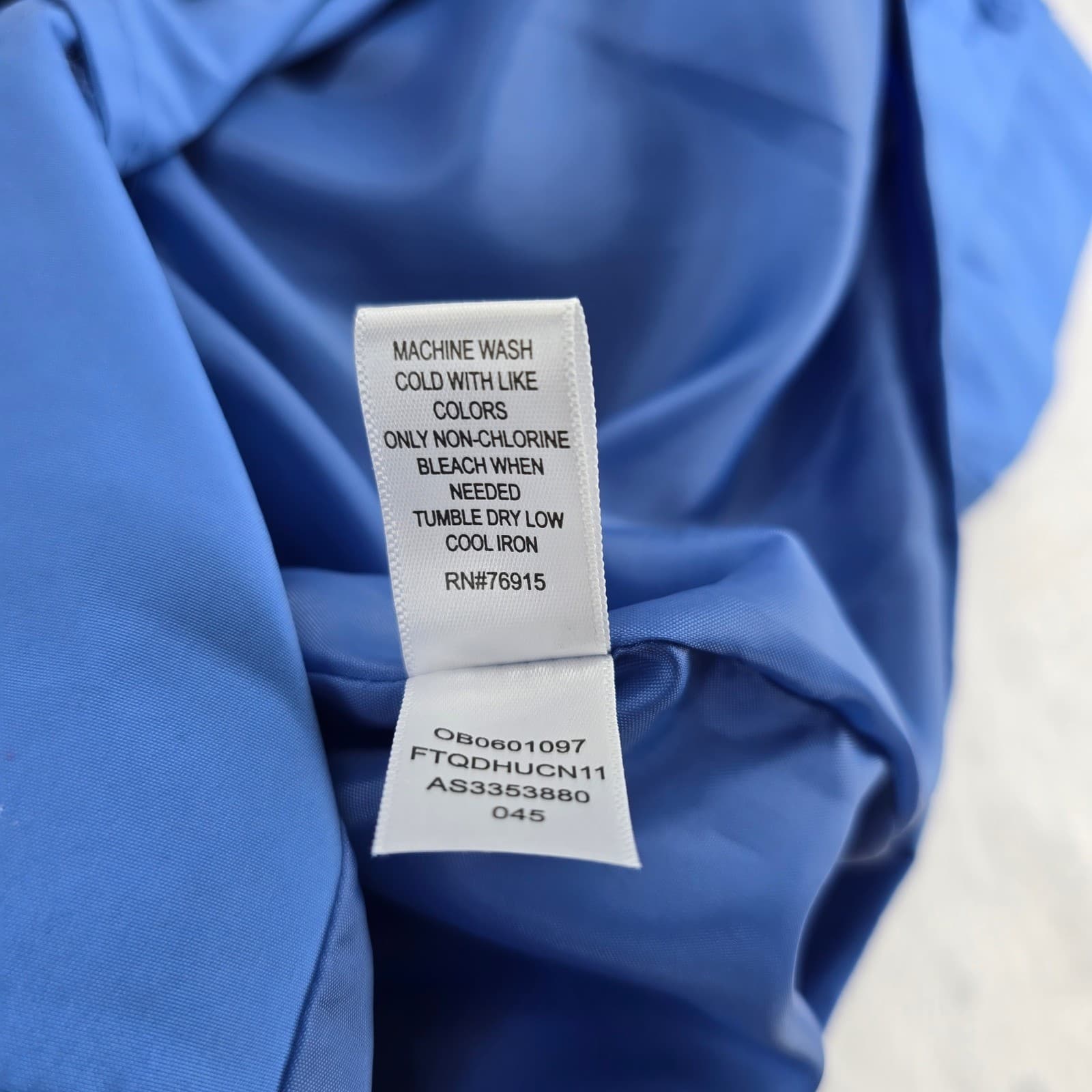 Appleseed's Petites Jacket Womens PXL Jacket Blue Button Front Pockets A19437 - Thumbnail 4