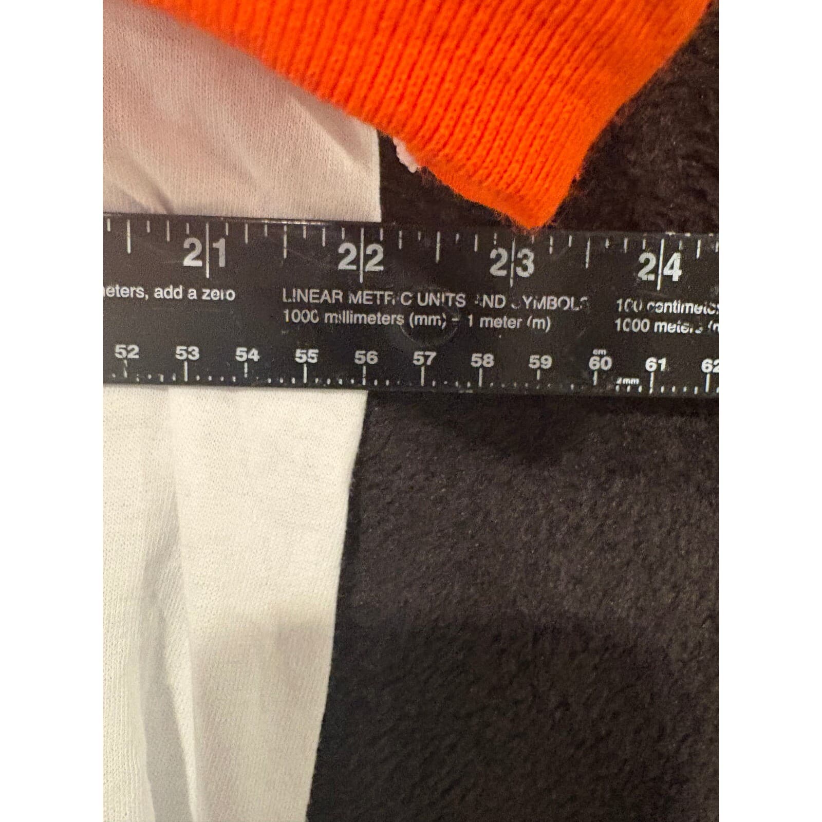 Augusta Sportswear T-Shirt Mens XL White Orange Senix Racing Ringer Tee XL - Thumbnail 5
