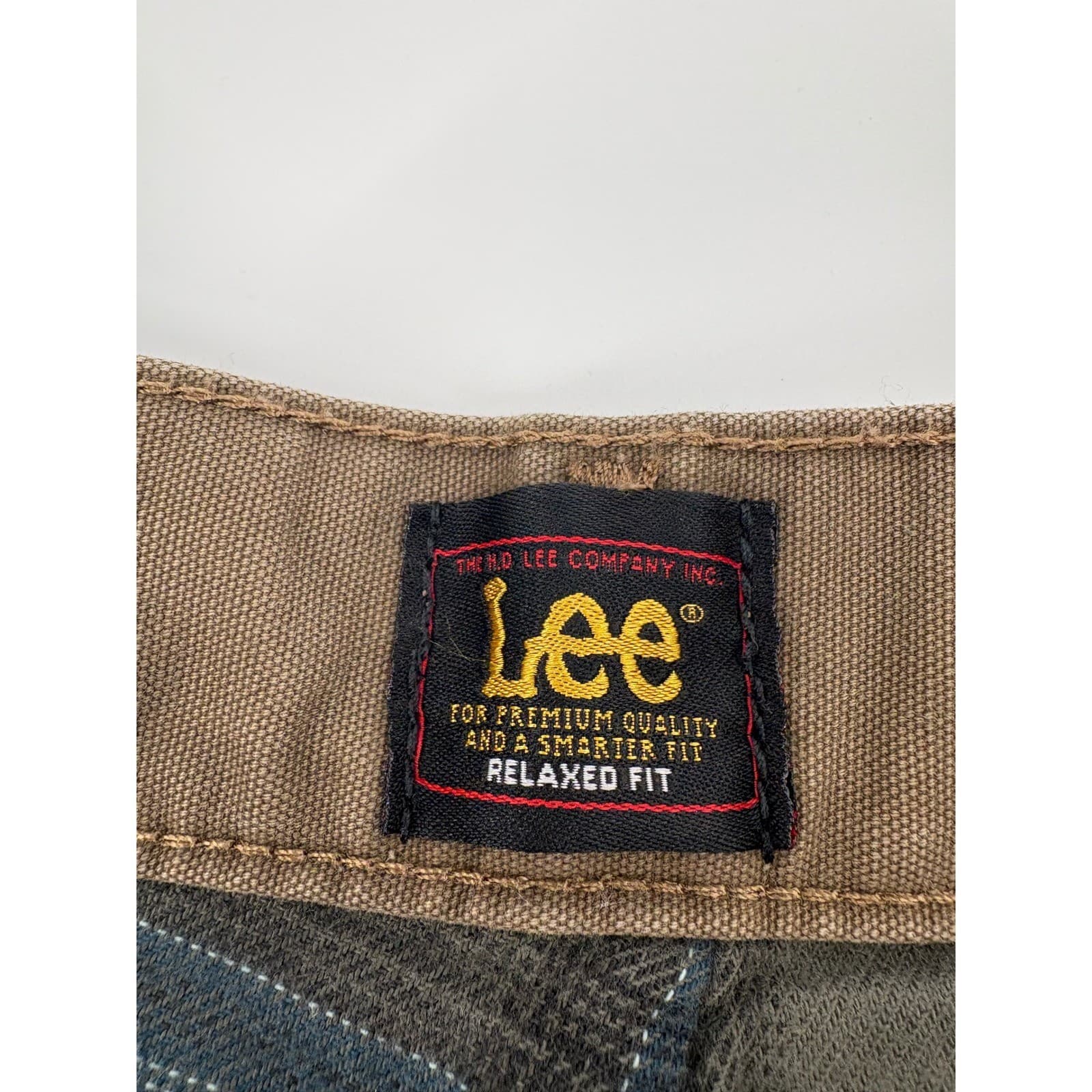 Lee Relaxed Fit Carpenter Pants Men's 36x35 Brown Cotton Blend Lined Workwear - Thumbnail 7