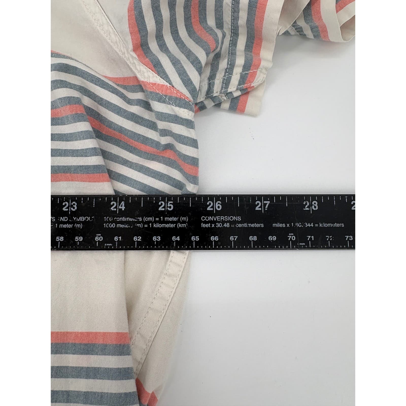 The North Face Mens Striped Short Sleeve Button Up Shirt XX Large - Thumbnail 6