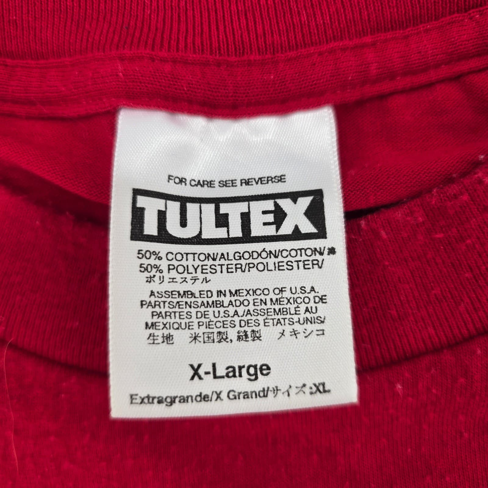 Tultex Graphic Tee Womens XL T-Shirt Red Sandy's Hot Dogs Columbia SC Vintage - Thumbnail 2