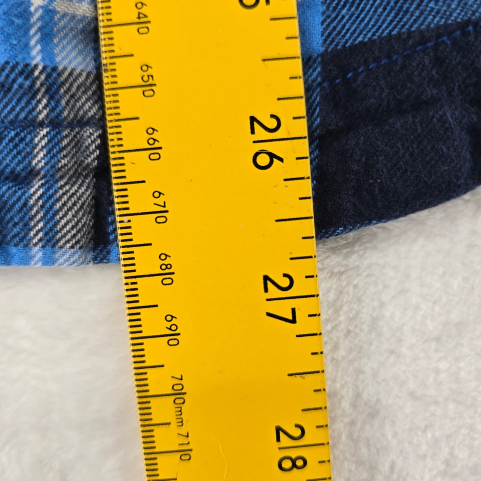 Lands' End Pajama Set Womens M Pajama Set Blue Plaid Flannel 100% Cotton M 38-40 - Thumbnail 7