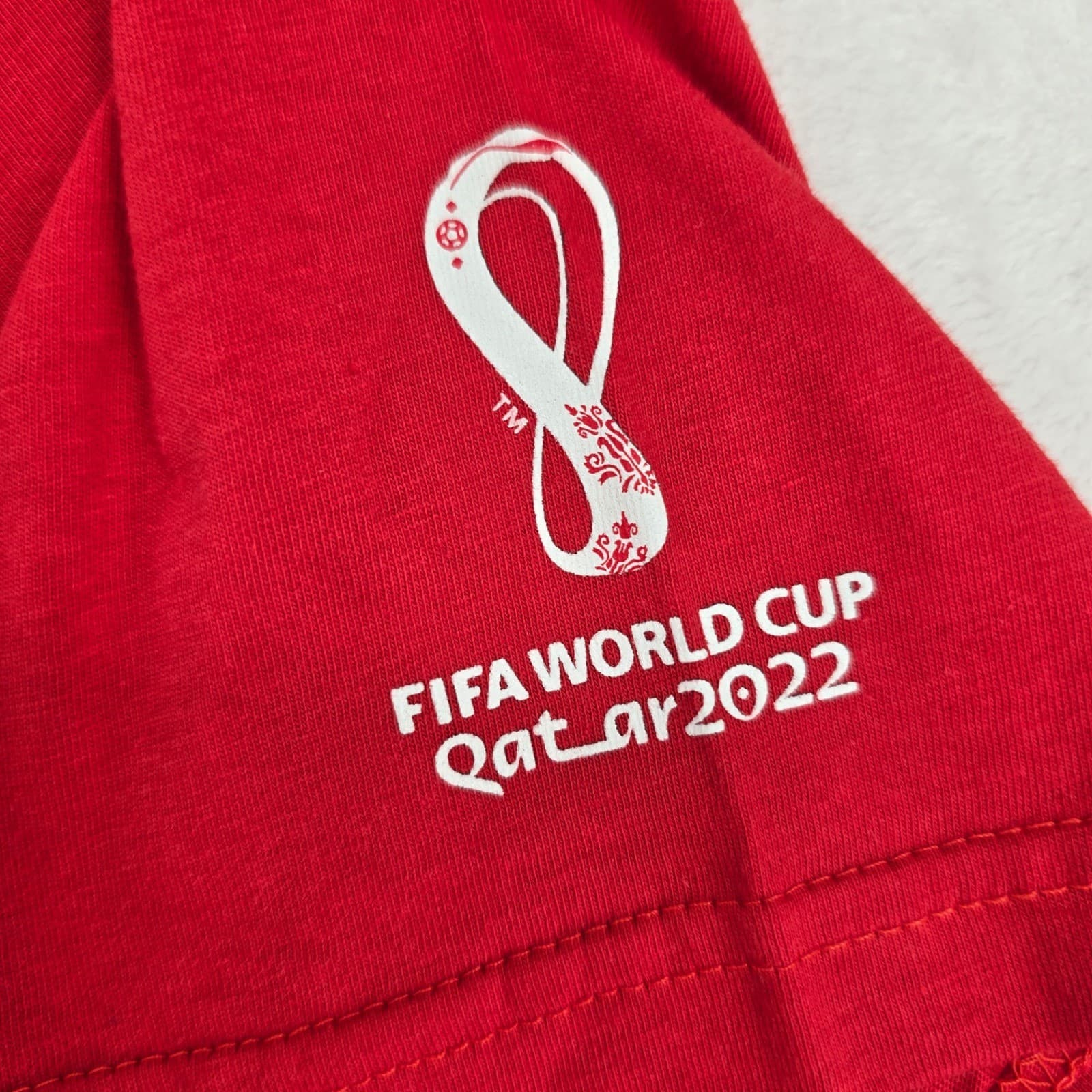 FIFA World Cup Qatar 2022 Mens XL T-Shirt Red Portugal Flag Soccer Outerstuff - Thumbnail 7