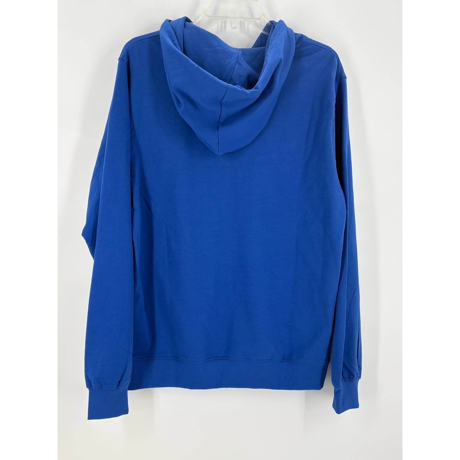 Official Italia Mens Soccer Football Hooded Sweatshirt Hoodie Blue Size S - Thumbnail 3