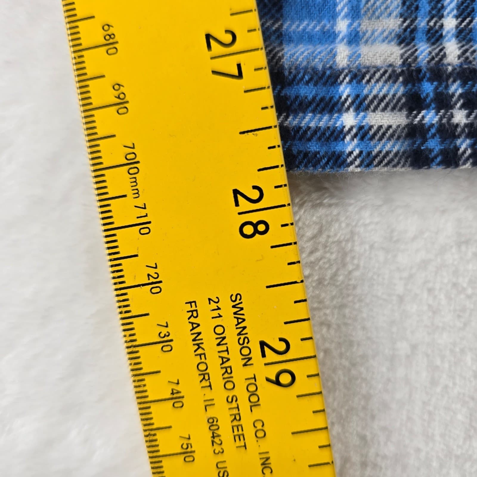 Lands' End Pajama Set Womens M Pajama Set Blue Plaid Flannel 100% Cotton M 38-40 - Thumbnail 11