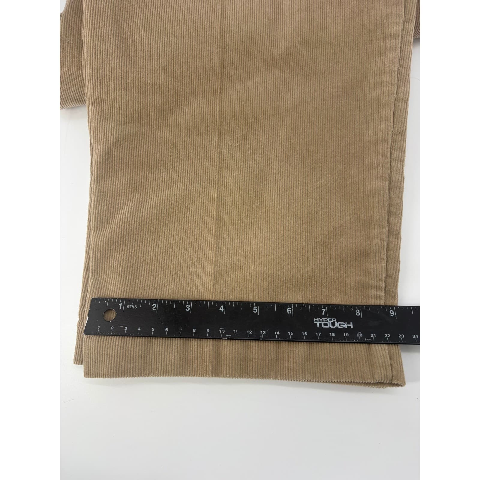 Polo Ralph Lauren Pants Mens 38x30 Corduroy Tan Pleated Front RN 41381 Brown - Thumbnail 8